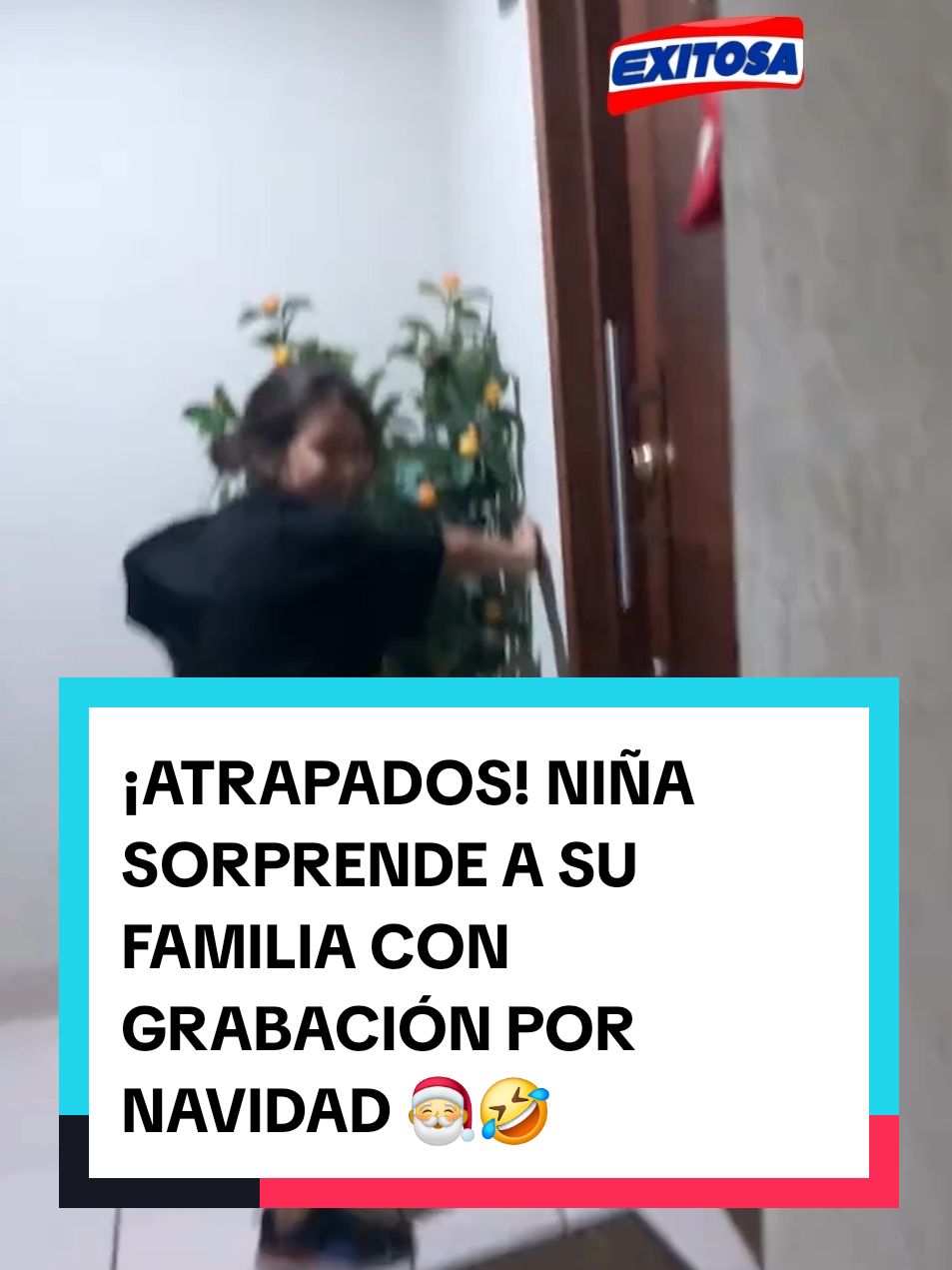 ¡Atrapados! Niña sorprende a su familia fon grabación por navidad 🎅🤣 #navidad #fiestas #navidadentiktok #santa #santaclaus #sorpresa #tiktoknews #news #viralvideos #tendencia #exitosa 