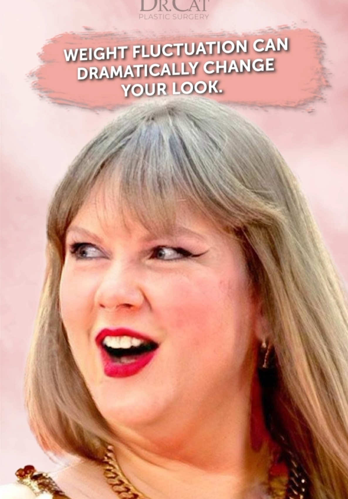 It’s pretty remarkable how much weight fluctuations can change a person’s look. 😲 #fyp #justforfun #ai 