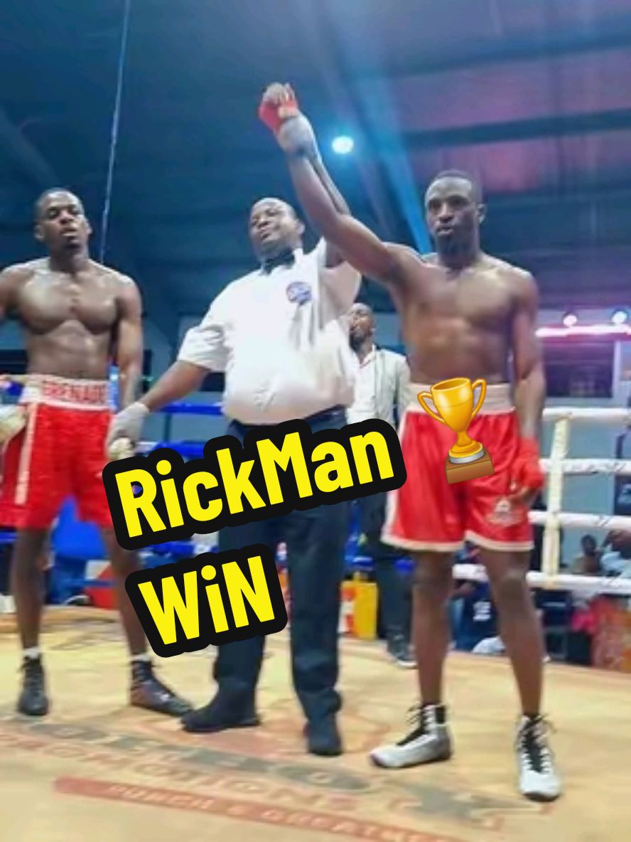 And We Win @Rickman Manrick The Champion 🏆  #rickmanvsgrenade #fyp  #rickmanwin #boxingday #boxer #champion #f 