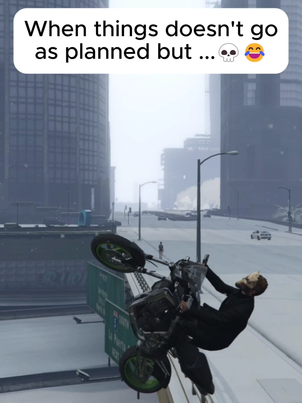 When Unexpected Happens...💀😂 #gtaviral #gta6 #gta #grandautoclips 