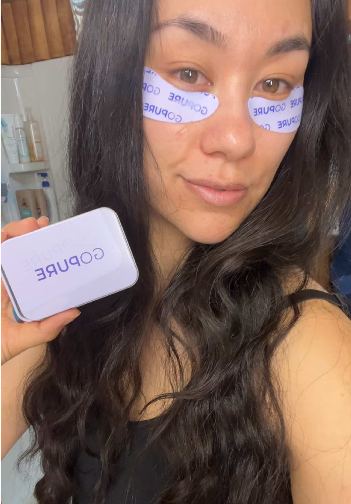 Anyone else dealing with major eye bags after the holidays 😆😅. This mom is EXHAUSTED. BUT-combat looking tired with these cute eye patches.  Best part , they are REUSABLE!! you can use them with your favorite eye serums or moisturizers. I like to put both in the freezer for a cooling effect.  @Gopure #gopure #skincareroutine #skinroutine #beauty #beautyhacks #selflove #skincare #musthaveskincare #scarygooddeals #giftideas #antiagingskincare #oilyskin #acneproneskin #acnepositivity #hyperpigmentation #healthyskin #selfimprovement #eyeserum #eyepatches #musthaveproducts #musthaves #treatyourself #gopurebeauty #gopurepowertrio #viralskincare #gopurebeauty 