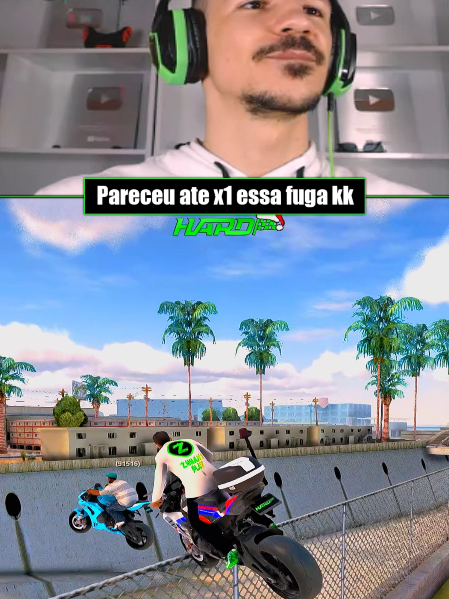 Virou x1 contra o zumans na fuga no gta #forupage #gta #game #fyp