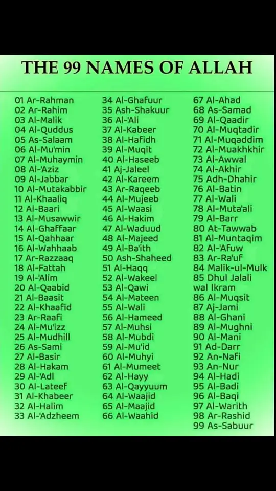 99 noms d’Allah 🥰🙏#❤️❤️ #prophetmuhammad #dieu #islamic_video #islamic #musulman #senegaltiktok🇸🇳🇸🇳🇸🇳 #senegalaise_tik_tok #tivaouane #bourdou #tidiane_mouride_khadre_layéne #gamou_tivaouane  @Seydou officiel  @PNG  @PNG 