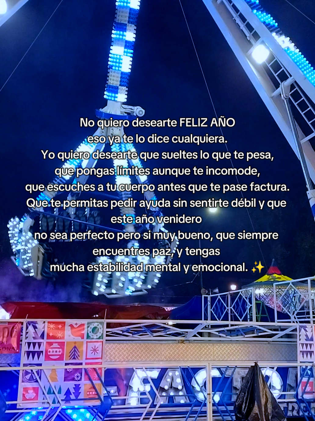 No quiero desearte FELIZ AÑO eso ya te lo dice cualquiera. Yo quiero desearte que sueltes lo que te pesa, que pongas límites aunque te incomode, que escuches a tu cuerpo antes que te pase factura. Que te permitas pedir ayuda sin sentirte débil y que este año venidero  no sea perfecto pero si muy bueno, que siempre encuentres paz, y tengas  mucha estabilidad mental y emocional. ✨ #frasesbonitas #frasesparadedicar #frases_aesthetic #frasesinspiradoras #frases_de_todo #frasesmotivadoras 