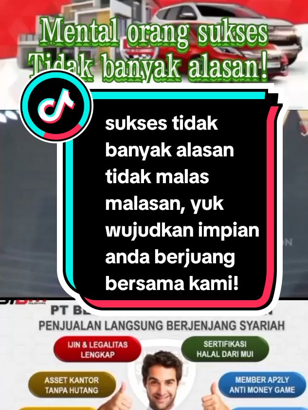 Keuntungan menjadi mitra PT BEST  1.tidak wajib rekrut member 2. tidak wajib berjualan 3. tidak ada riset point 4. tidak ada tutup point 5. tidak ada point/bonus yang hangus 6. tidak ada kewajiban belanja ulang 7. tidak ada sistem piramida 8. bisa bertransaksi dengan perusahaan  lain 9. tidak ada target 10. tidak ada pemblokiran ID meski  tidak menjalankan bisnisnya#daniabdulganiofficial #algiansaputra #novididitsurabaya #inspiration #ownerptbestbphfebrianagung #hajifebriyanagung