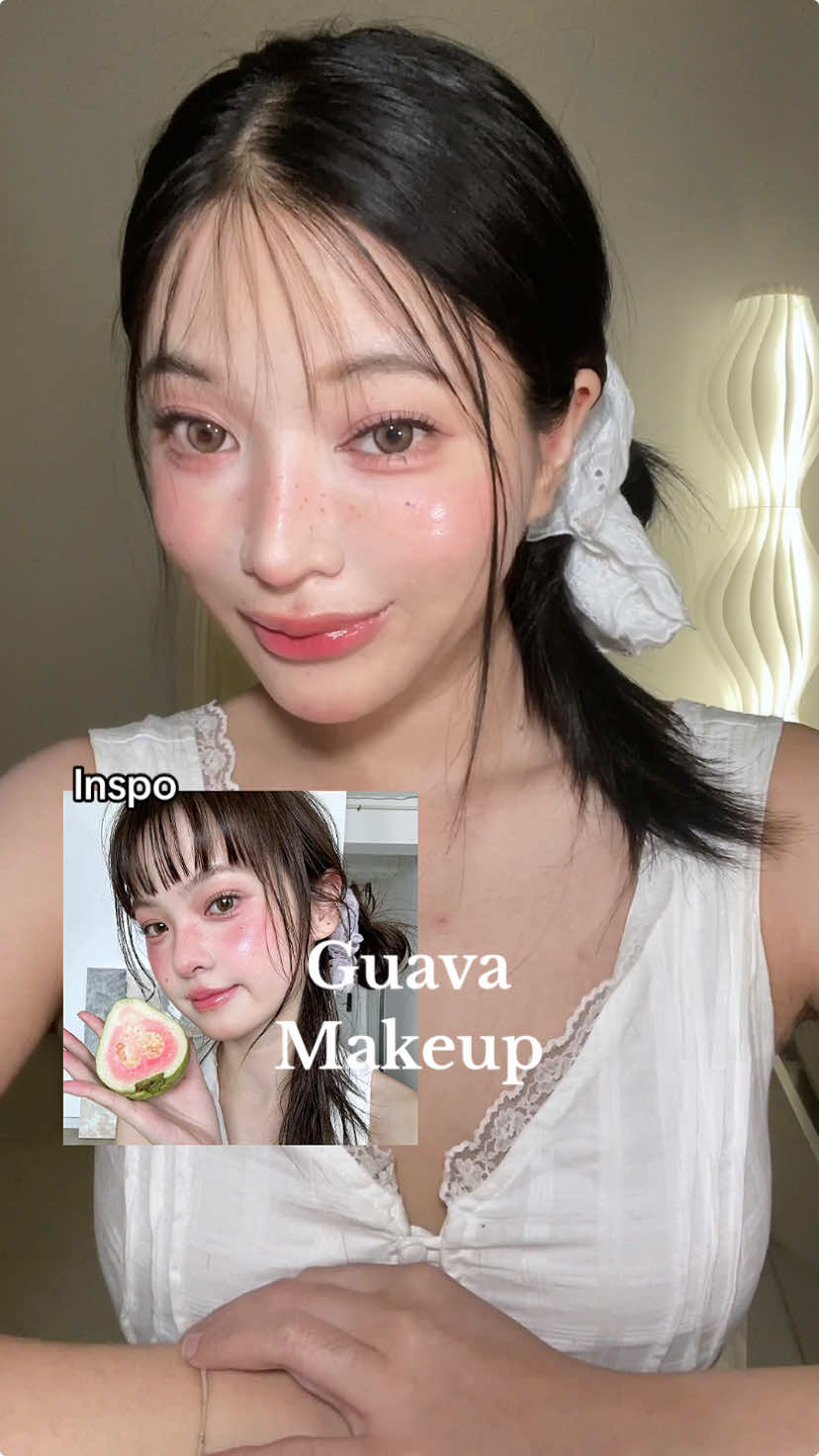 pink guava 💖🤏🏻 #makeup #makeupinspo #tiktoklooks #รีวิวบิวตี้ #สอนแต่งหน้า #เมคอัพเปลี่ยนลุค 