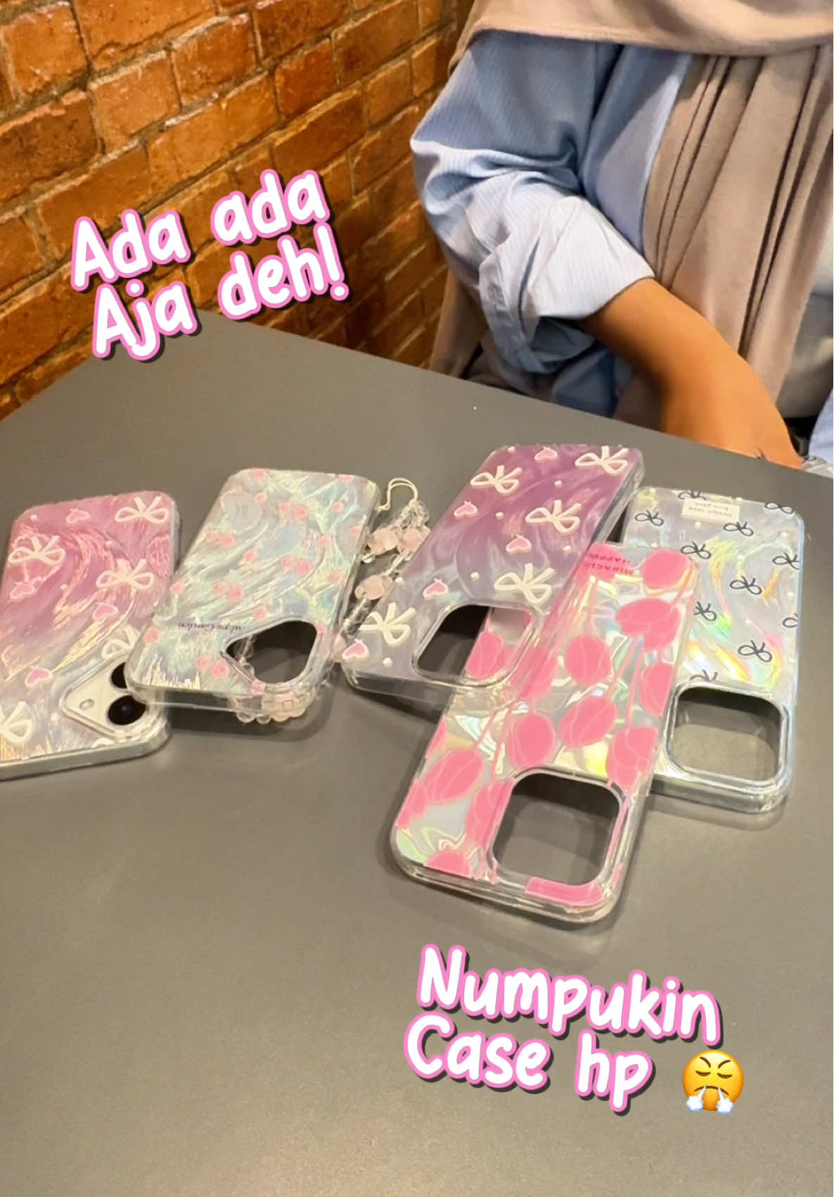 Maluu banget di cafe numpukkin case hp 😫‼️ #case #casehp #caseaesthetic #fyp #rekomendasicase #casemurah #caselucu 