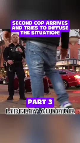 COP TRIES TO INTIMIDATE AUDITOR, SECOND COP ARRIVES! #CapCut ##auditor #cops #law #freedom #liberty #rights #corruption #cop #lawenforcement #police 
