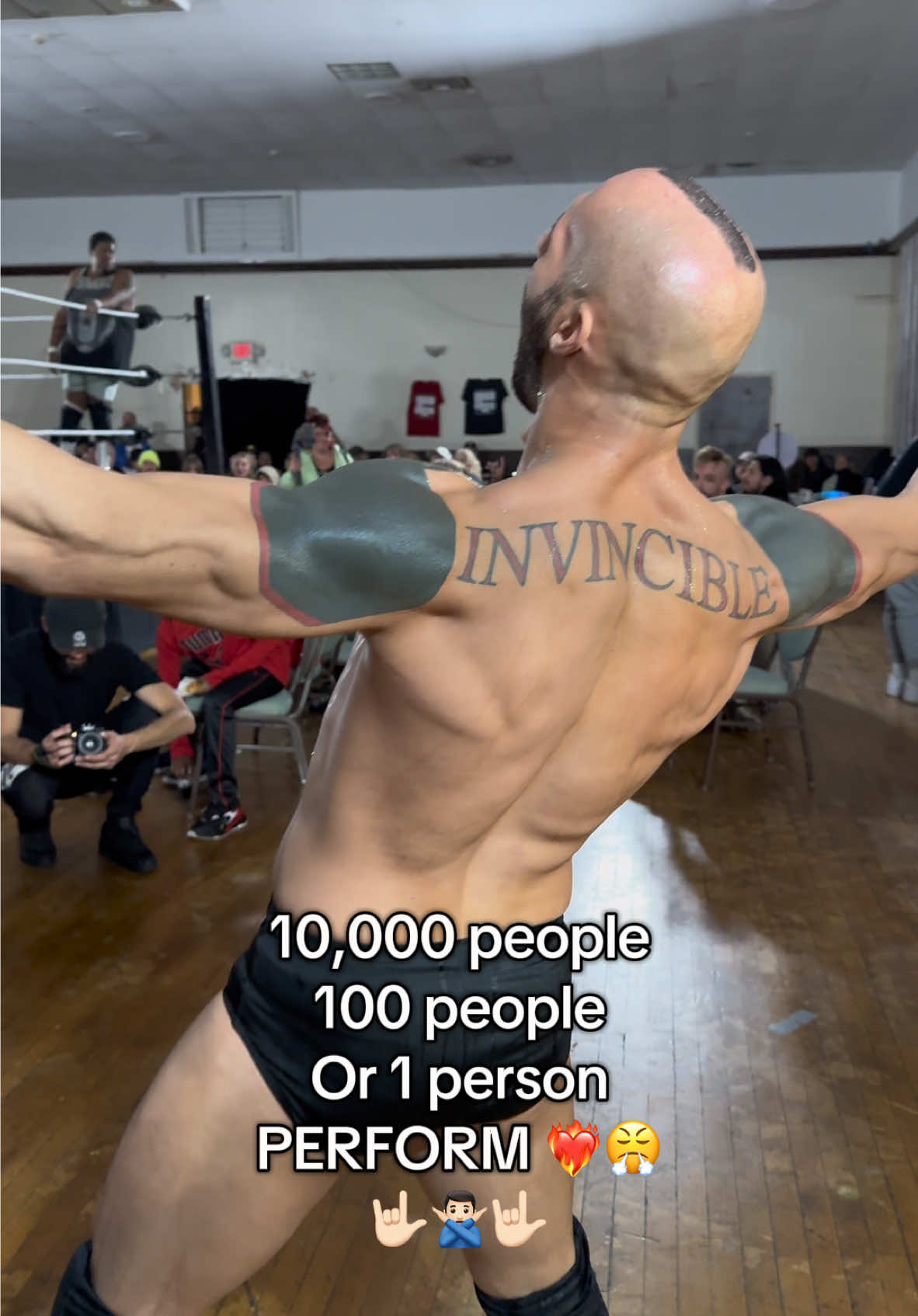 2024 entrances with tips!! Everyone is going to feel #INVINCIBLE 🤟🏻🙅🏻‍♂️🤟🏻 #fyp #WWE #aew #tna #nxt #wrestling 