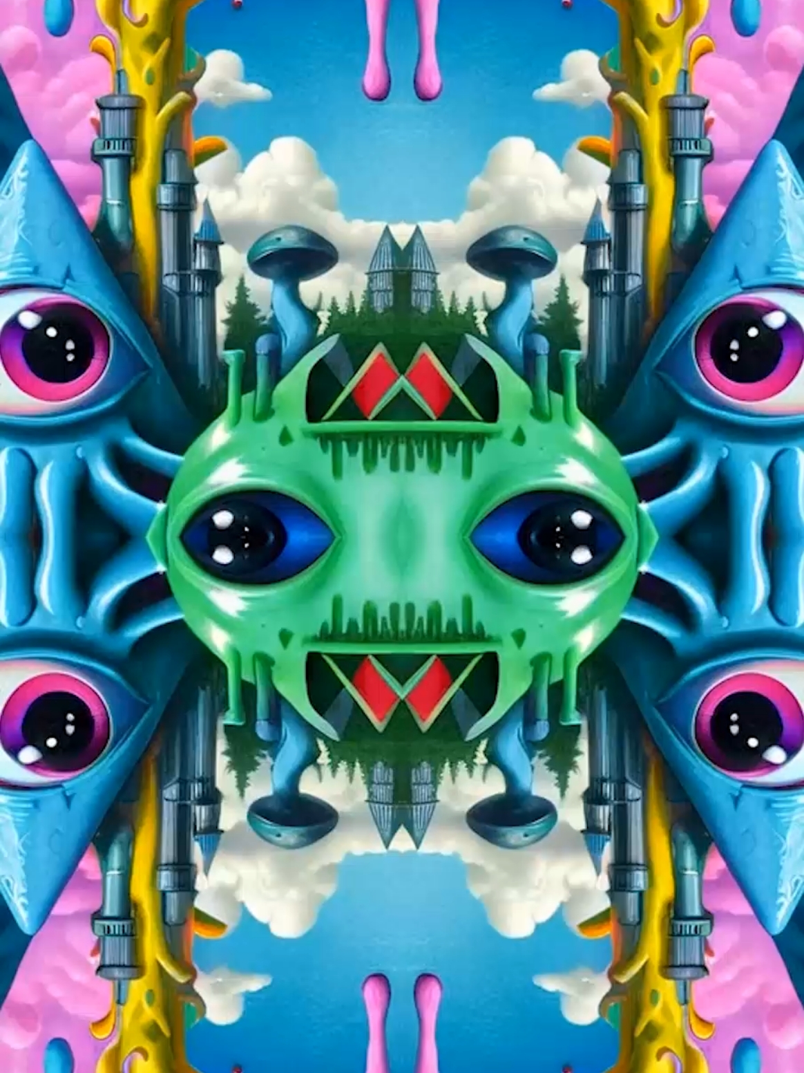 Kleidoscope Effect Trippy Freaky Funny Funk Style 