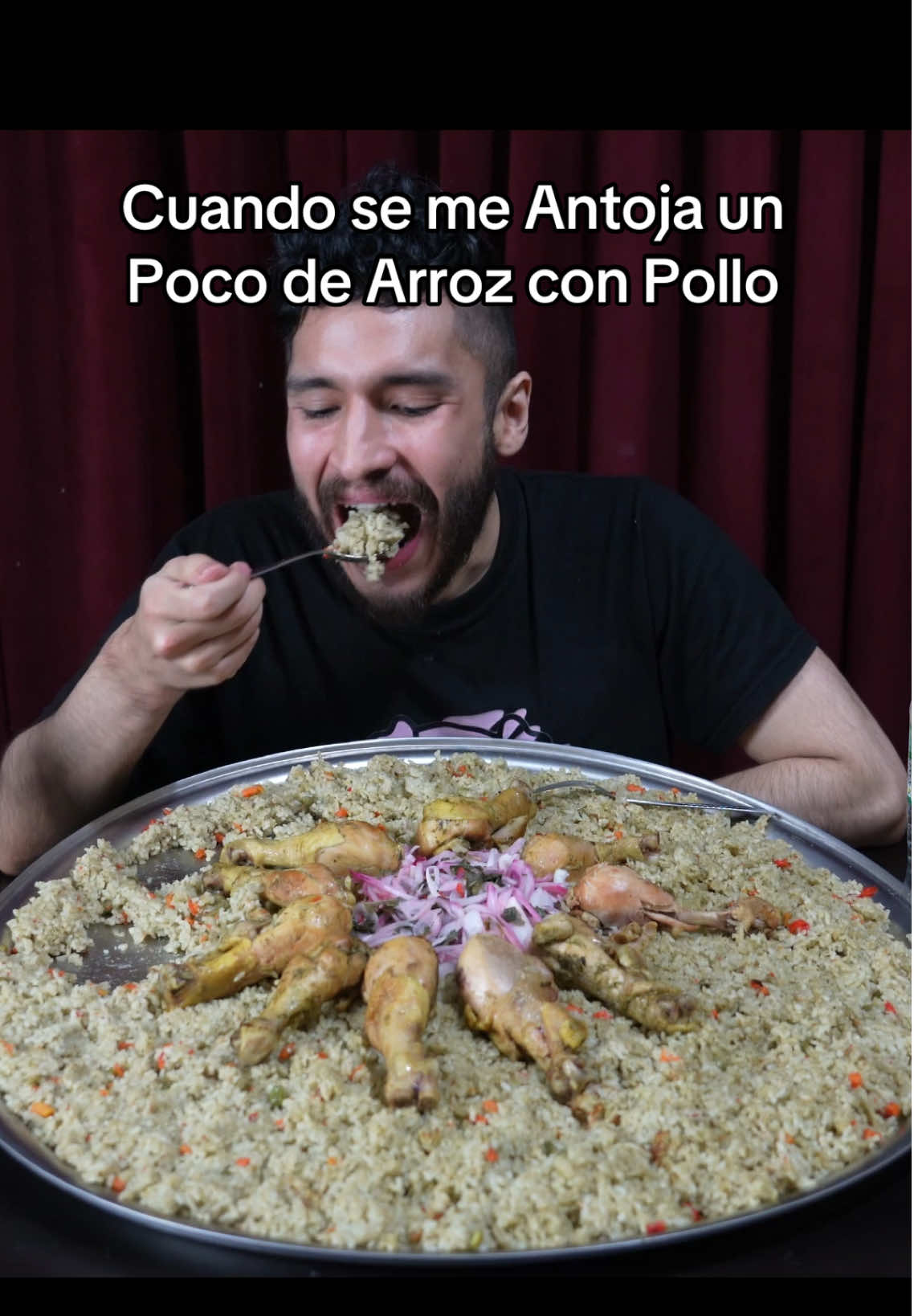 Solo un Poquito de Arroz Con Pollo 🍗 … Atentos para el Video Completo! Aquí y en YT! :) #arrozconpollo #arrozconpollomeme  #arrozconpollomucho #arrozconpollomukbang #fyp #viral_video