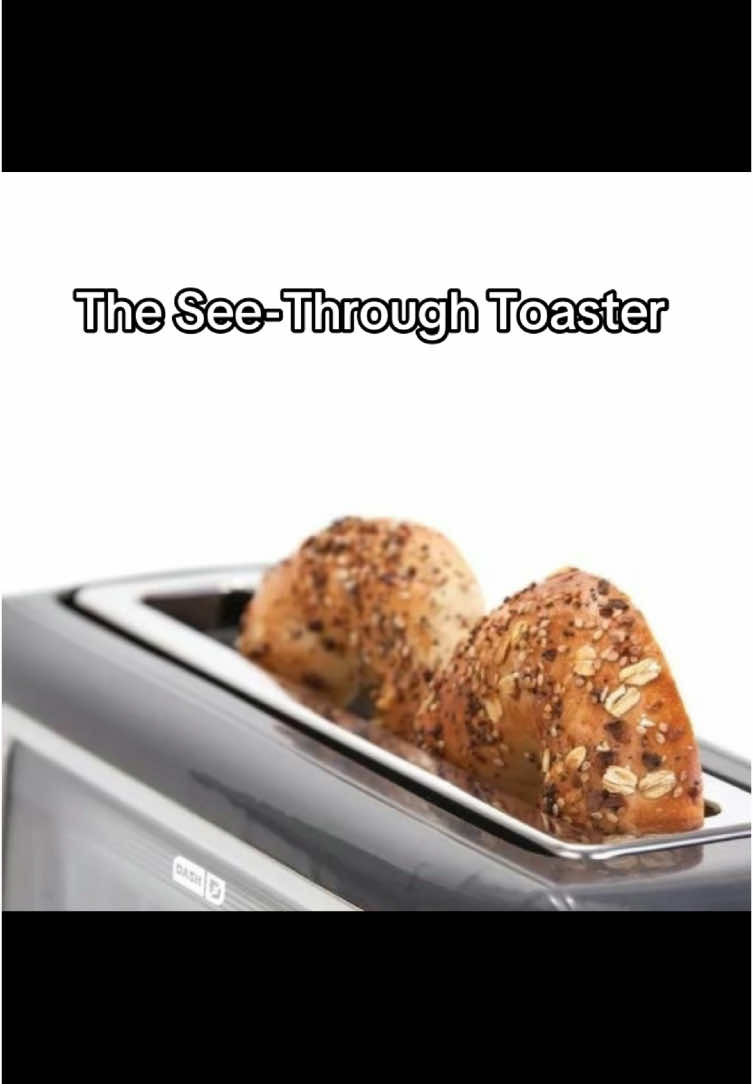 No more burnt toast, watch it till till the desired level  #cleartoast #cleartoaster #seethroughtoaster #ktichengoals #toastperfection #tiktoksearch 