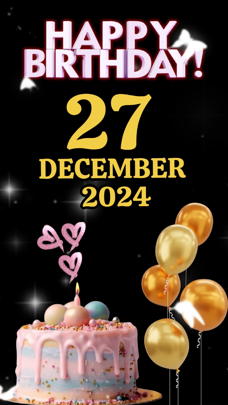 Birthday Template 27 December 2024 #birthday #happybirthday #happybirthdaytoyou #birthdaytemplate #happybirthdaywishes #fypシ #trend #viral 