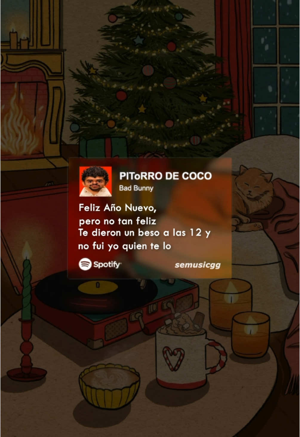 Feliz año nuevo pero no tan feliz😮‍💨 / Parte 1 #badbunny #pitorrodecoco #dtmf #Navidad #2025 #spotify #fyp 