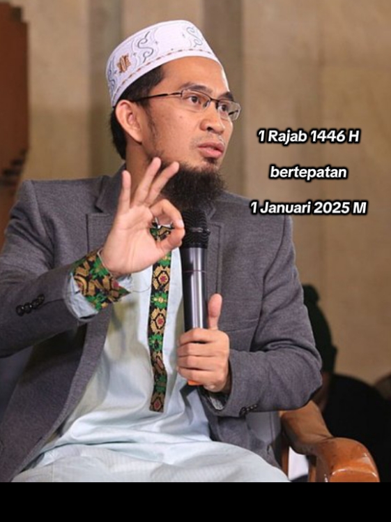 ustadz Adi Hidayat menyampaikan terkait dengan keutamaan bulan Rajab dan amalan yang paling utama di bulan Rajab yakni puasa Rajab. kebetulan satu Rajab 1446 h bertepatan dengan 1 Januari 2024 #bulanrajab  #rajab  #puasarajab  #uah  #ustadzadihidayat  #isro 