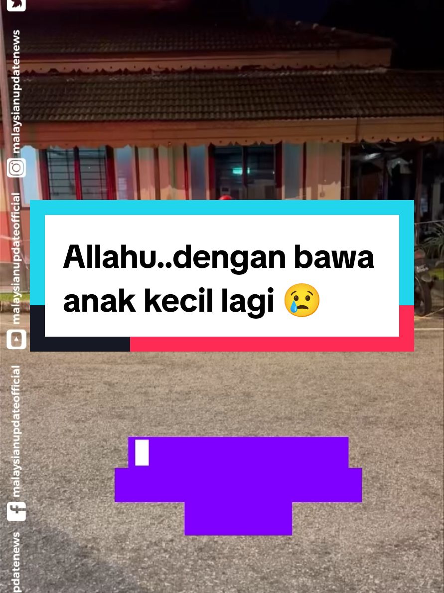 Allahu..dengan bawa anak kecil lagi😢 Semoga Allah SWT kurniakan rezeki & kesembuhan buat mereka sekeluarga..Amin ya Robbal 'alamin..🤲 📹 faizaljoe0 #malaysianupdate #malaysianupdateofficial #malaysianupdatenews #fyp #viral #prihatin 