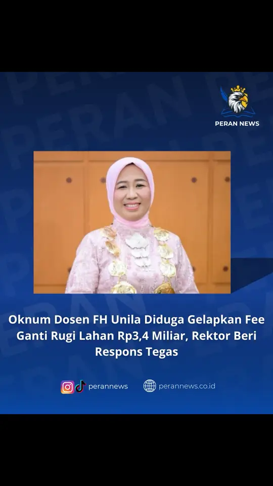 PeranNews, Lampung Timur – Seorang dosen Fakultas Hukum (FH) Universitas Lampung (Unila) berinisial DPP menjadi sorotan atas dugaan penipuan dan penggelapan terkait fee 15% dari dana ganti rugi lahan Register 37 Way Kibang untuk pembangunan Bendungan Margatiga, Lampung Timur. Dugaan ini mencuat setelah laporan warga yang merasa dirugikan diterima Polsek Sekampung, tertanggal 16 Desember 2024. Kasus ini diduga melibatkan dana sebesar Rp3,4 miliar, yang berasal dari pengelolaan fee ganti rugi 165 bidang tanah milik warga Desa Trisinar, Margatiga. Warga mengungkap bahwa dana yang mereka transfer ke rekening DPP tidak tercatat dengan benar. Bahkan, buku tabungan warga menunjukkan transfer dana dari rekening atas nama DPP ke rekening pribadinya sendiri. Seorang warga bernama Sukirdi mengaku mentransfer Rp195 juta sebagai fee 15% ke rekening DPP, namun bukti transfer diminta oleh istri DPP. Hal serupa dialami oleh warga lain yang kini mendesak penyidik Polsek Sekampung untuk mengusut tuntas dugaan penipuan, penggelapan, hingga indikasi keterlibatan pihak perbankan. Terkait hal ini, Rektor Unila, Prof. Lusmeilia Afriani, memberikan perhatian serius. Ia menyatakan akan segera memanggil DPP untuk dimintai keterangan. Prof. Lusmeilia juga menampik rumor yang menyebutkan bahwa DPP dilindungi oleh petinggi Unila dalam aktivitasnya sebagai kuasa hukum warga penerima ganti rugi lahan. Pakarnya hukum tata negara, Dr. Wendy Melfa, turut mengkritik tindakan DPP. Ia menyebut dosen dengan status Aparatur Sipil Negara (ASN) tidak boleh berpraktik sebagai kuasa hukum tanpa izin dari pimpinan fakultas, apalagi untuk kasus umum seperti ini. Dokumen perjanjian yang beredar menunjukkan bahwa DPP bertindak sebagai kuasa hukum dari Kantor Hukum Bayu Teguh Pranoto & Partners. Namun, hingga saat ini, baik DPP maupun Dekan FH Unila, M. Fakih, belum memberikan konfirmasi terkait keterlibatan tersebut. Kasus ini juga menarik perhatian H. Kemari, SH, seorang advokat yang pernah terlibat dalam pengurusan ganti rugi lahan Register 37 sejak 2021 bersama DPP. H. Kemari, yang kini menjadi anggota DPRD Lampung Timur, telah menghentikan kegiatannya sebagai advokat sejak menjabat Ketua Komisi III. Kini, warga korban berharap penyidik dapat membongkar praktik manipulasi ini secara menyeluruh, termasuk menyelidiki aliran dana dan kemungkinan keterlibatan pihak-pihak lain. Kasus ini menjadi ujian besar bagi integritas lembaga pendidikan dan penegakan hukum di Lampung.  Editor : Bima Djaendar Moeda #perannews #fyp #unila #indonesia #penipuan #lampung 