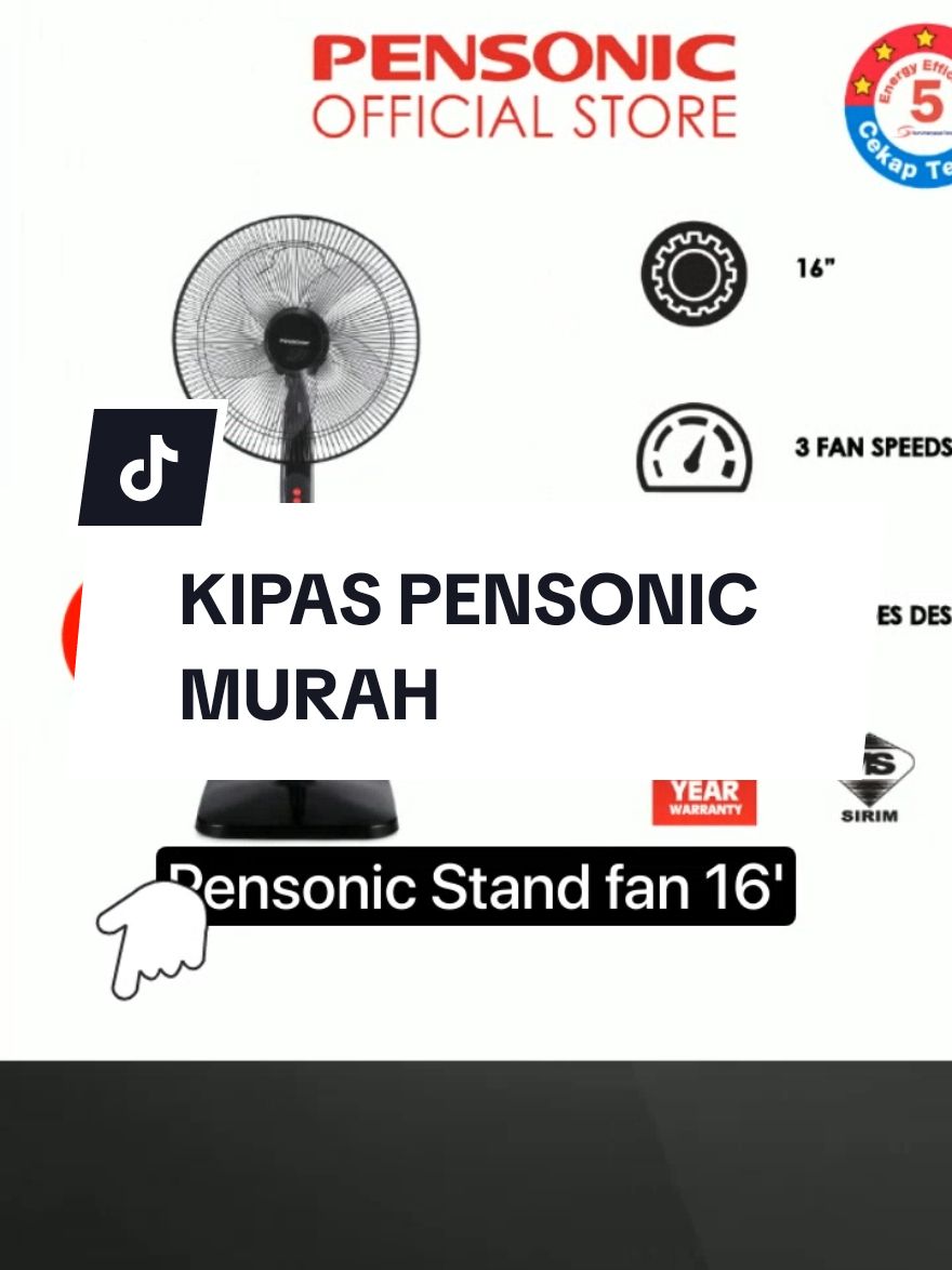 Kipas Berdiri Pensonic Murah Pensonic Stand fan 16' PSF-4512(BK) Harga turun kepada hanya RM98.00! #kipaspensonic #pensonic #kipasberdirimurah #kipasberdiri #standfan #pensonicstandfan #viral #trending #viralvideo #tiktokmalaysia🇲🇾 #viraltiktok 