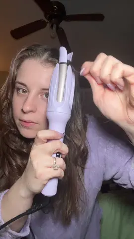 An automatic curling iron for $10? Yes please!#fyp #hairtok #hair #curlingiron 