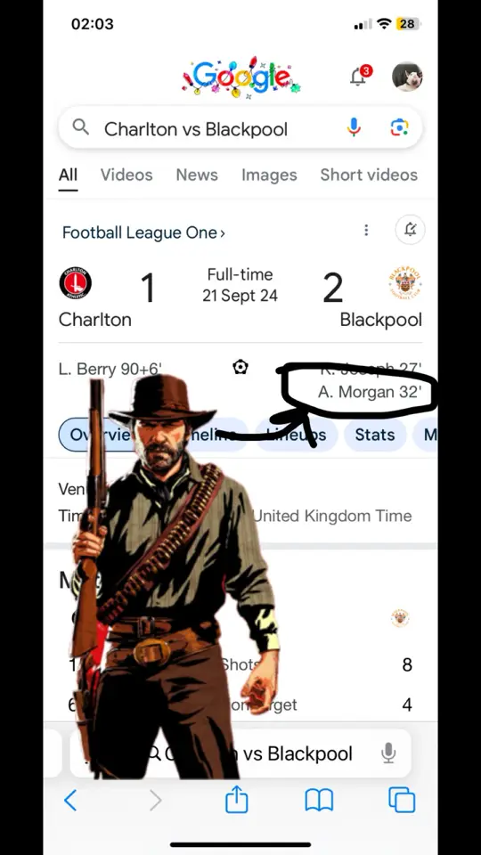 bro heard micah supports charlton so he left and scored against them #arthurmorgan #rdr2 #football #league1 #efl #fyp 