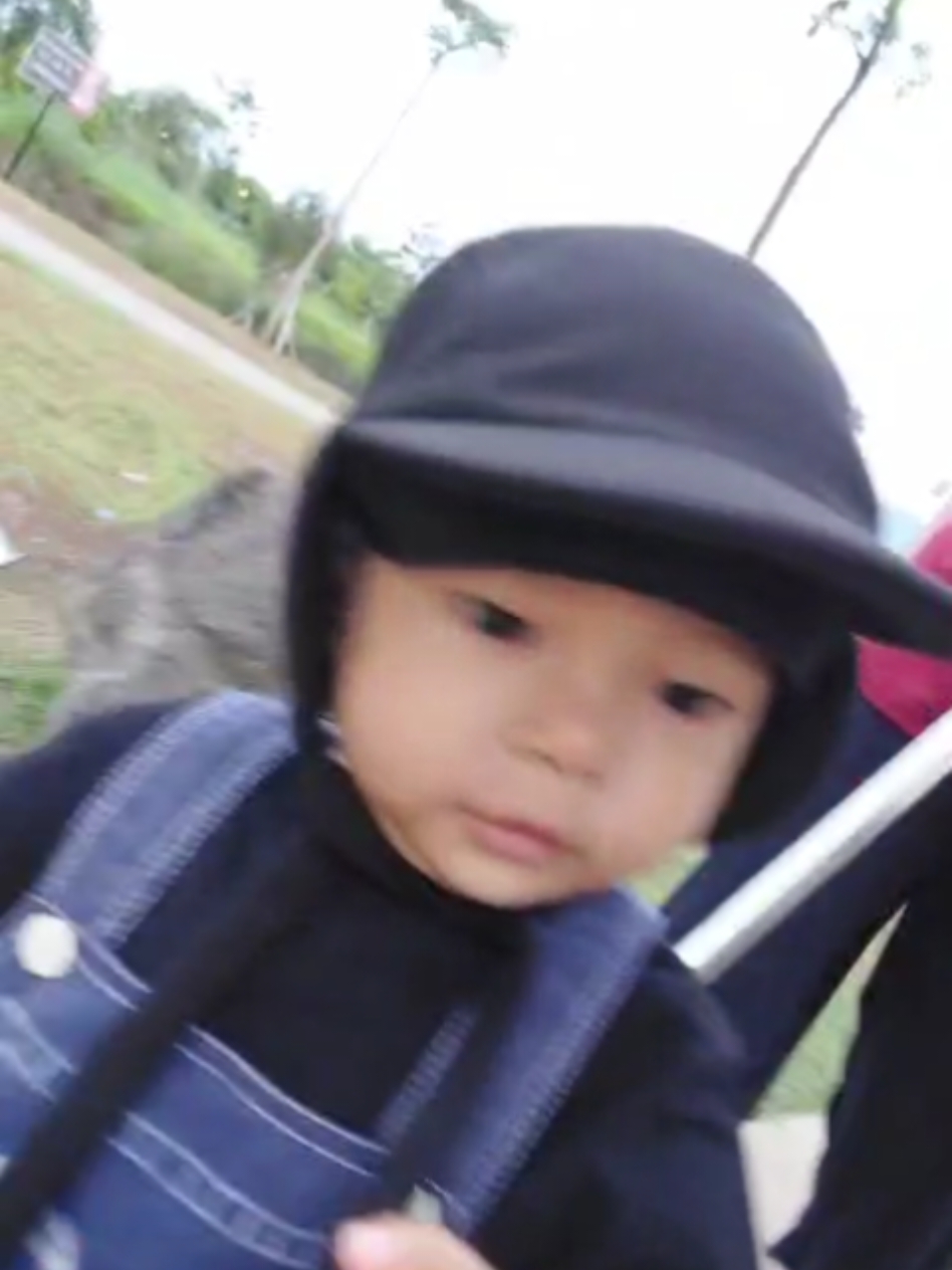 Taking a casual evening stroll #baby #babystroller #bayilucu #cute #赤ちゃん #生後4ヶ月 