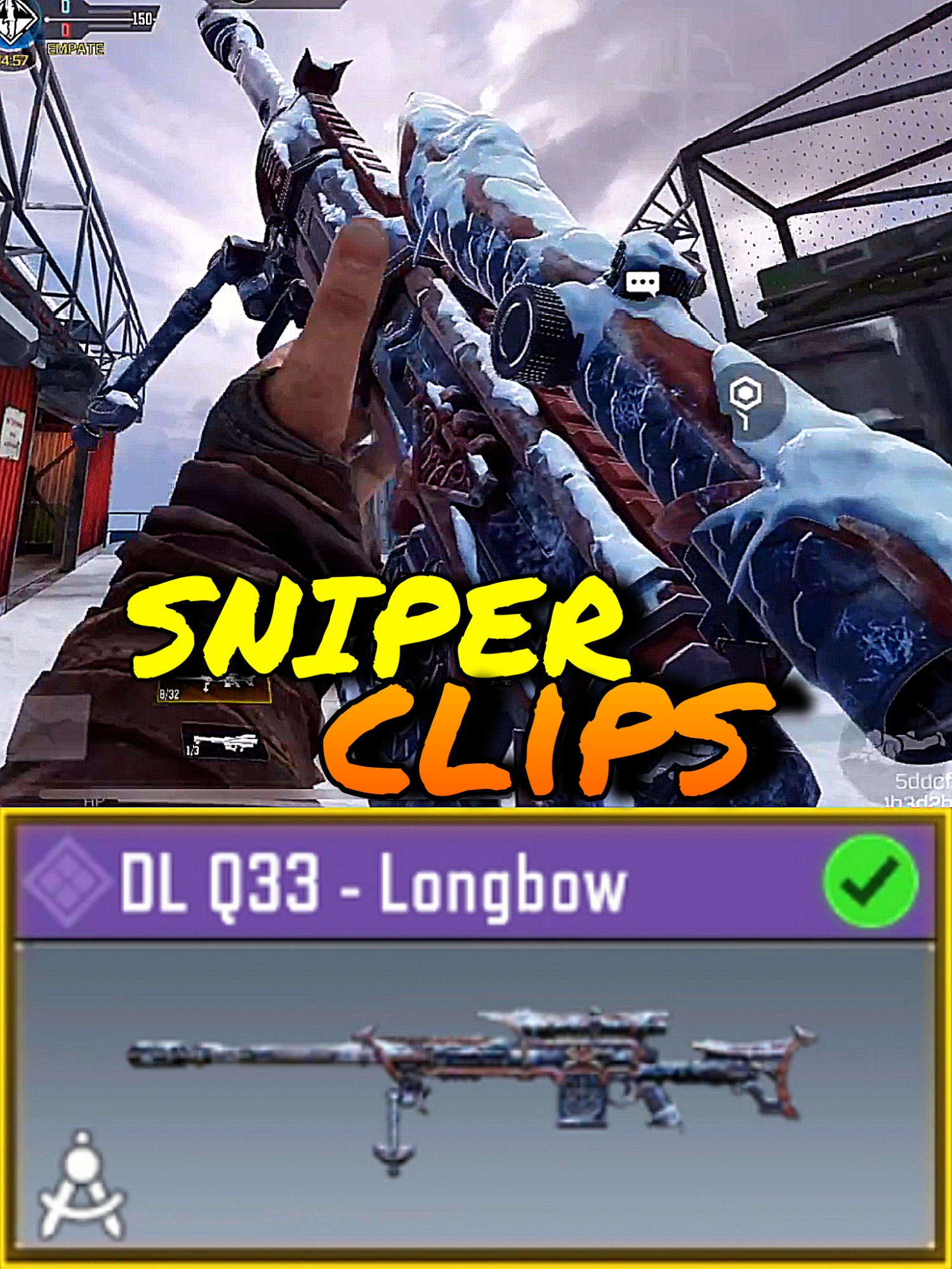 la dl q33 nordica #codmobile #codmsniperclips