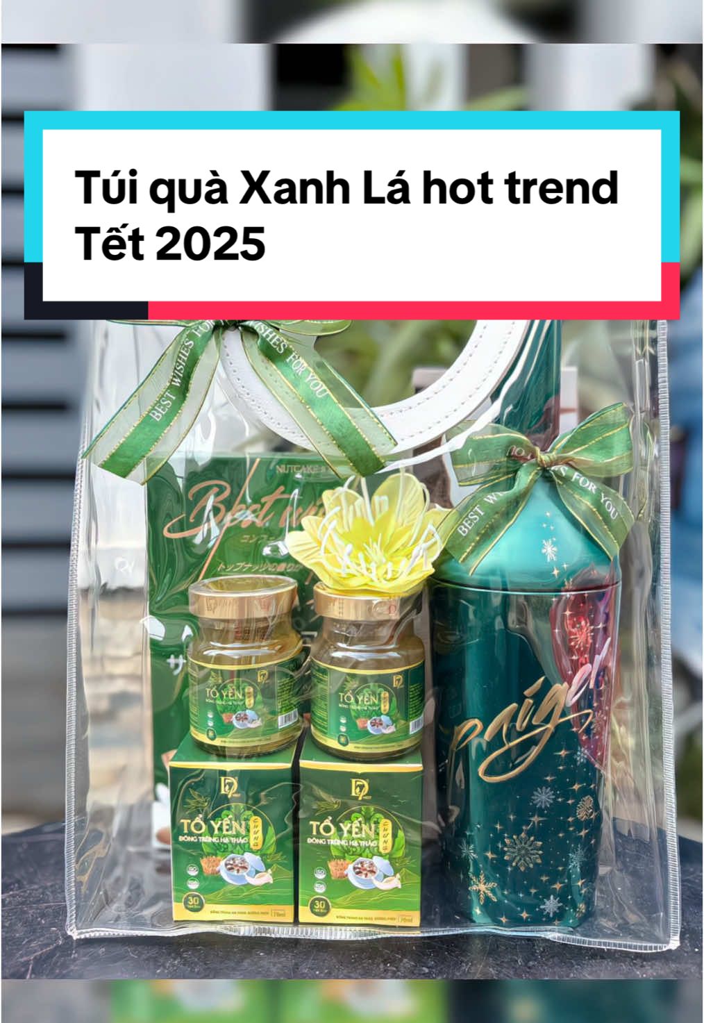 Cùng làm túi quà xanh lá hot trend Tết 2025 #quatetgiasi #quatetdoanhnghiep #quatethcm #quatetcaocap #quatetgiare #tiktoktrending #giỏ_quà_tết_hcm #quatangdoitac #quatangdoanhnghiep 