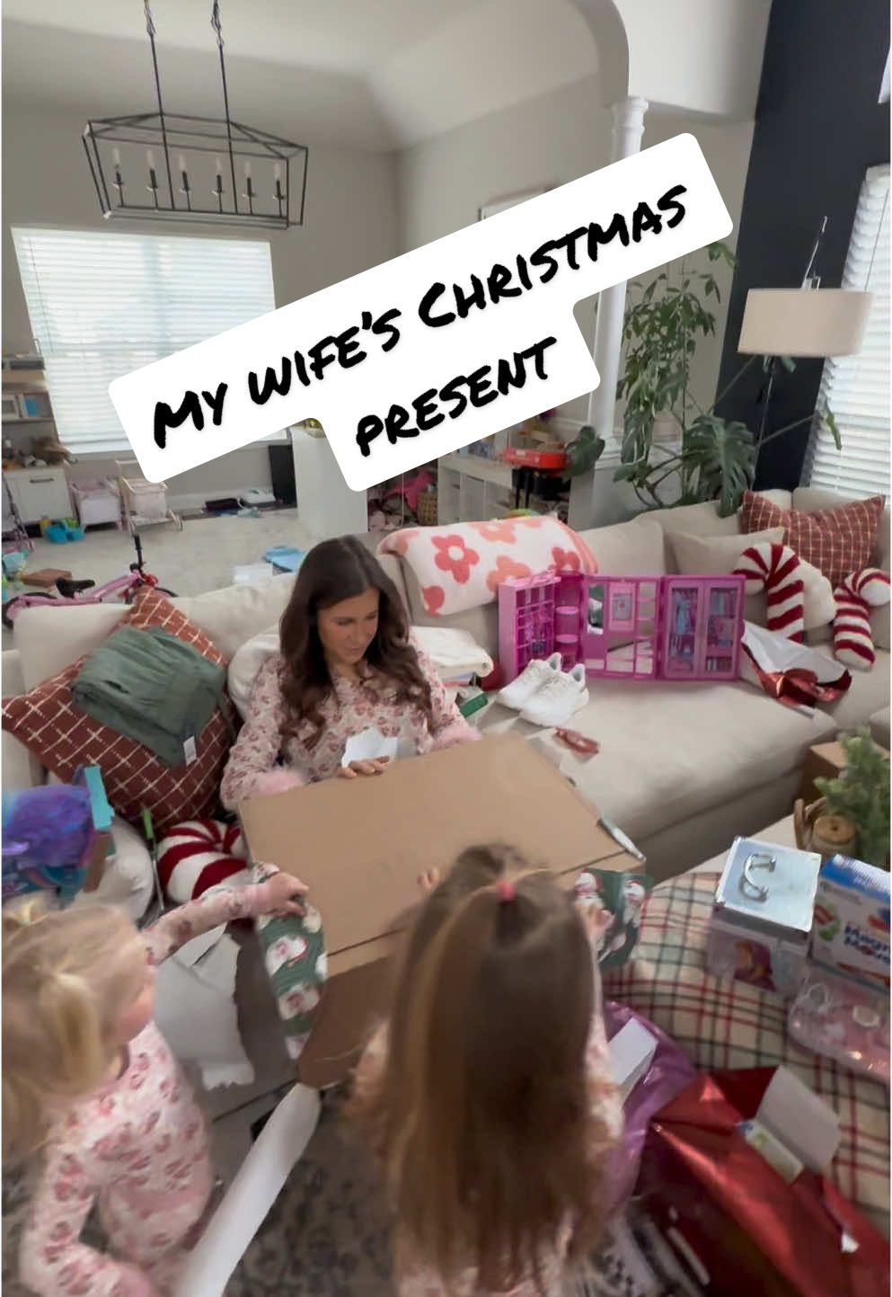 If you know my wife you know how hard she works all year long and she is the most dedicated mother around! Her hard work is appreciated and if I could give her the world I would!  #mybff #mywife #mom #gift #Love #fyp #christmas #myheart @twomomsandthebabes 