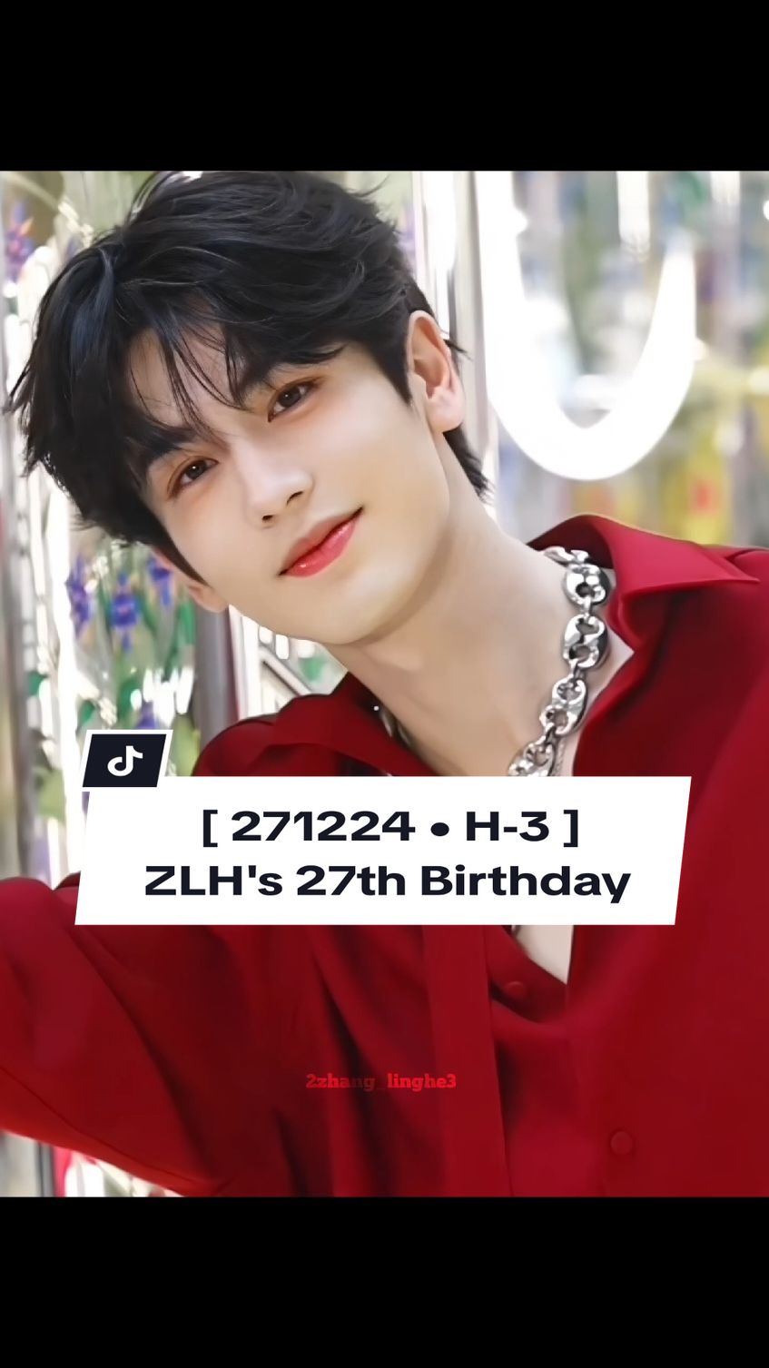 [ H-3 Zhang Linghe's 27th Birthday «301224» ] Mari ramaikan menuju hari ulang tahunnya Xiao Zhang yang ke-27. Aku benar-benar menantikannya🤩 Semoga semua keinginannya tercapai, dan aku berharap dia selalu sehat dan karirnya semakin cemerlang🥰🫶💕 Terima kasih kepada semua followers yang selalu mendukung saya disini🥰 Luv u all❤️✨ #zhanglinghe #张凌赫 #zhanglinghe张凌赫 #zhanglinghebirthday #zhanglinghe27th #happy27thbirthday #birthday #27thbirthday 