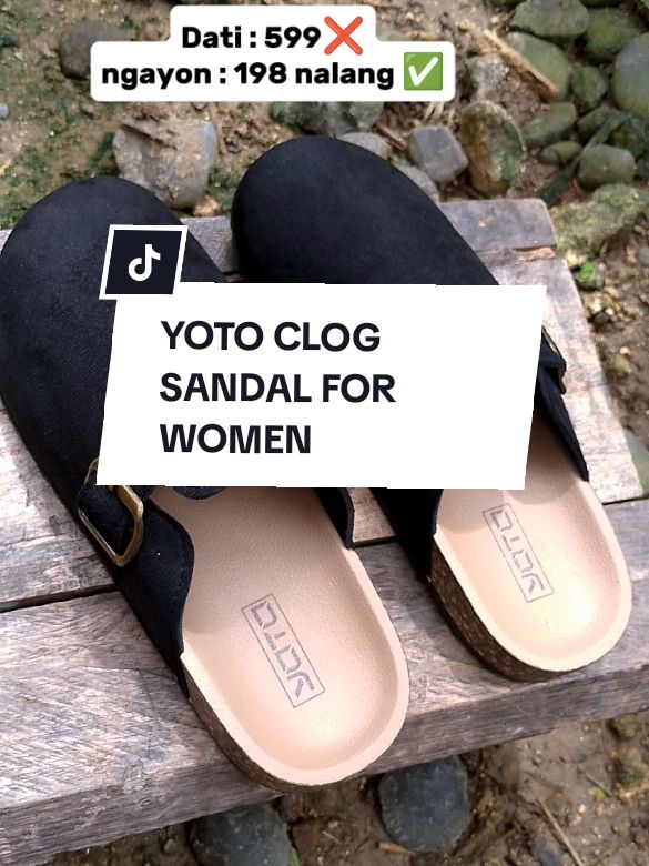 Yoto Clog Sandal For Women 198 pesos nalang ngayon ✅  #sandalforwomen #clogsandal #clogs #halfslippers #footwear #yotosandals 