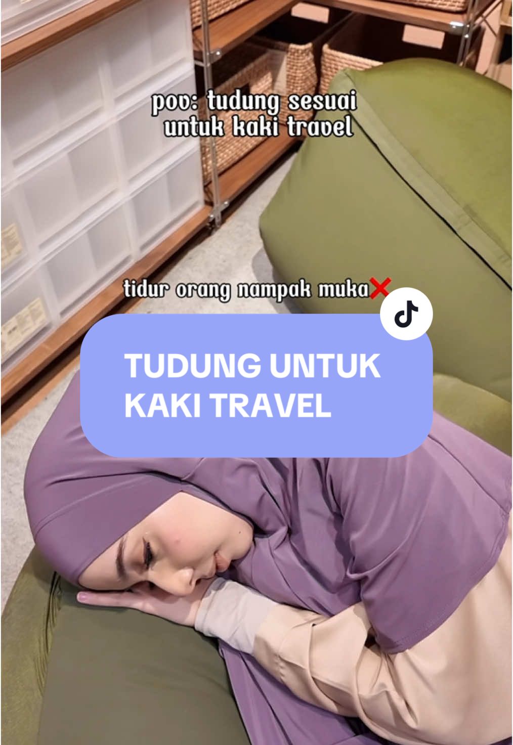 Korang yang kaki travel wajib grab! Senang kalau nak tidur dalam flight/bas/kereta. 🤭 #qainisa #tudungsarungbidang60 #tudungsarungpurdah #tudungqainisa #qainisakhimar 