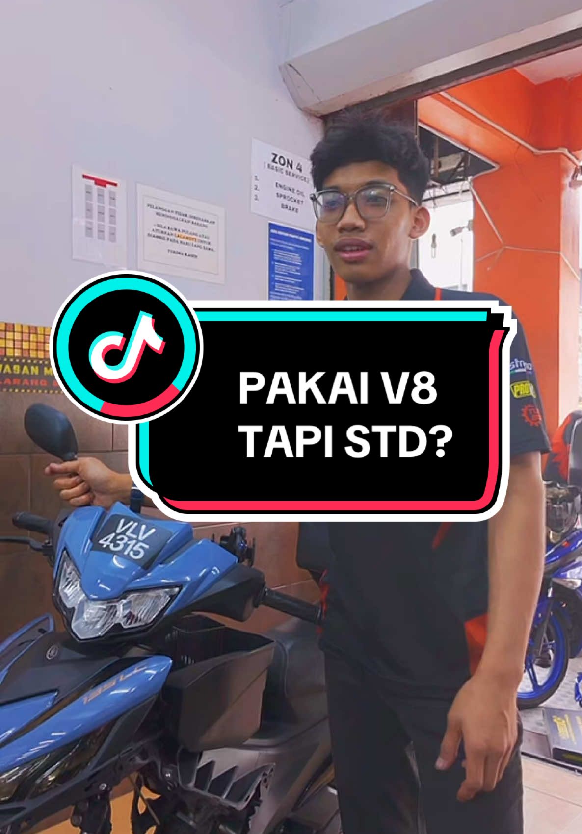 TAKKAN V8 MASIH 54 PUN MAIN 57 BARU BEST ! 🤪 MANA PLAYER2 V8 NAK MAIN 57 BOLEH TERUS WALK IN DI AMSMOTORPARTS! #amsmotorparts #amsadvantech #service #accessories #performance #yamaha #lcv8malaysia 