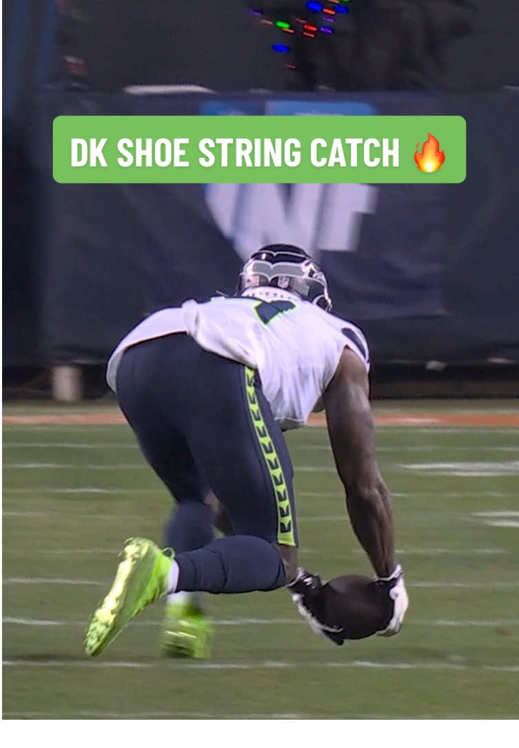 held on for dear life 😅 #dkmetcalf #seattle #seahawks #nfl