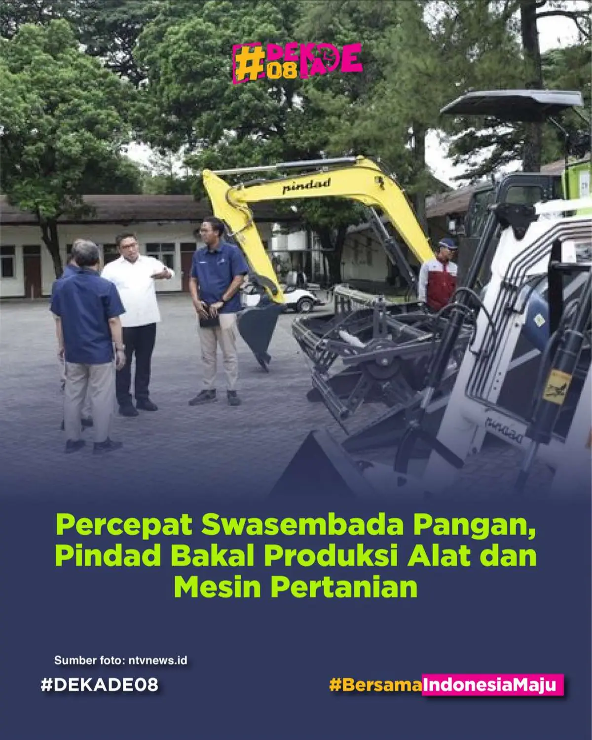 PT Pindad siap mendukung keberhasilan program swasembada pangan unggulan Presiden Prabowo dengan menghadirkan Alat dan Mesin Pertanian (Alsintan) berkualitas tinggi. Inovasi teknologi untuk mendukung petani Indonesia menuju kemandirian pangan yang lebih kuat dan berkelanjutan! #presidenprabowo #ptpindad #alatnmesinpertanian #alsintan #prabowosubianto #indonesiamaju #indonesiaemas #dekade08