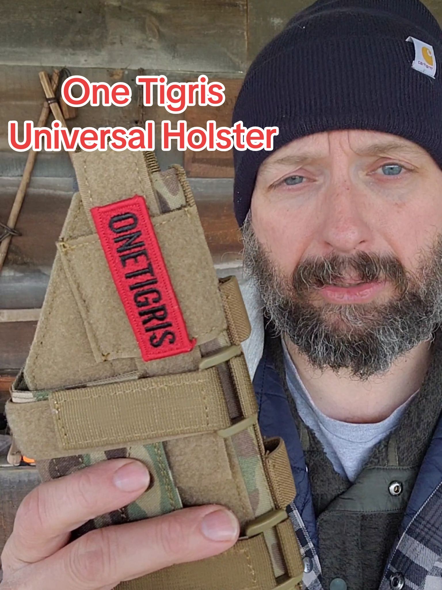 The @OneTigris Tactical Universal Holster gives you versatility in choosing your plan B.#burningriverbushcraft #onetigristactical #onetigris  #tactical #holster 