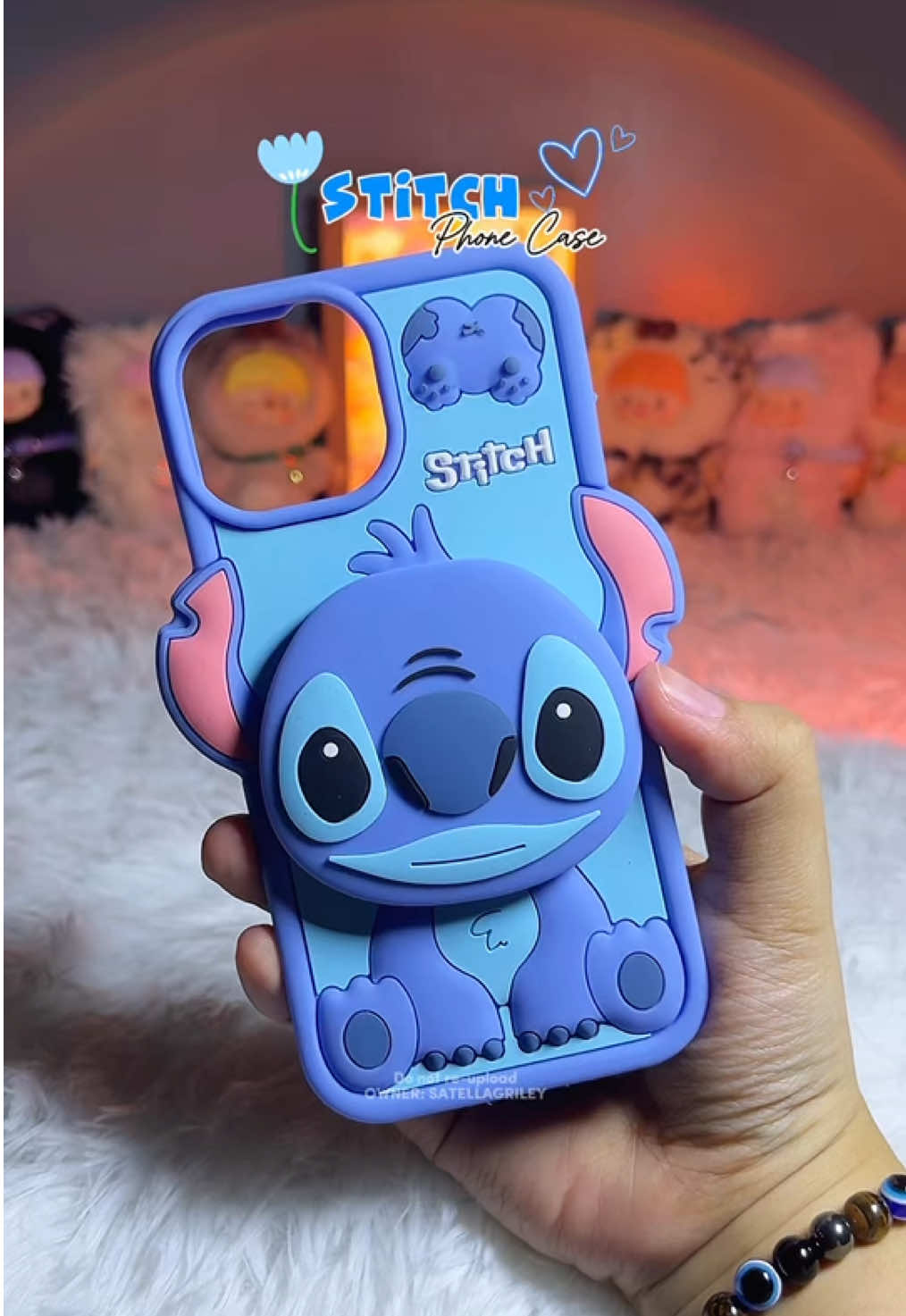 Stitch silicone phone case with mirror 💙 #stitch #stitchphonecase #stitchlover #phonecase #iphonecase #phoneaccessories #phonecasewithmirror #cutestuff #fyp #fypシ #fyppppppppppppppppppppppp 