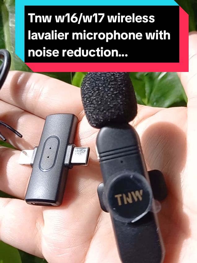 Tnw W16/w17 Lavalier microphone with Noise reduction #microphonewireless  #tnwmicrophonewireless #microphone  #creatorsearchinsights 