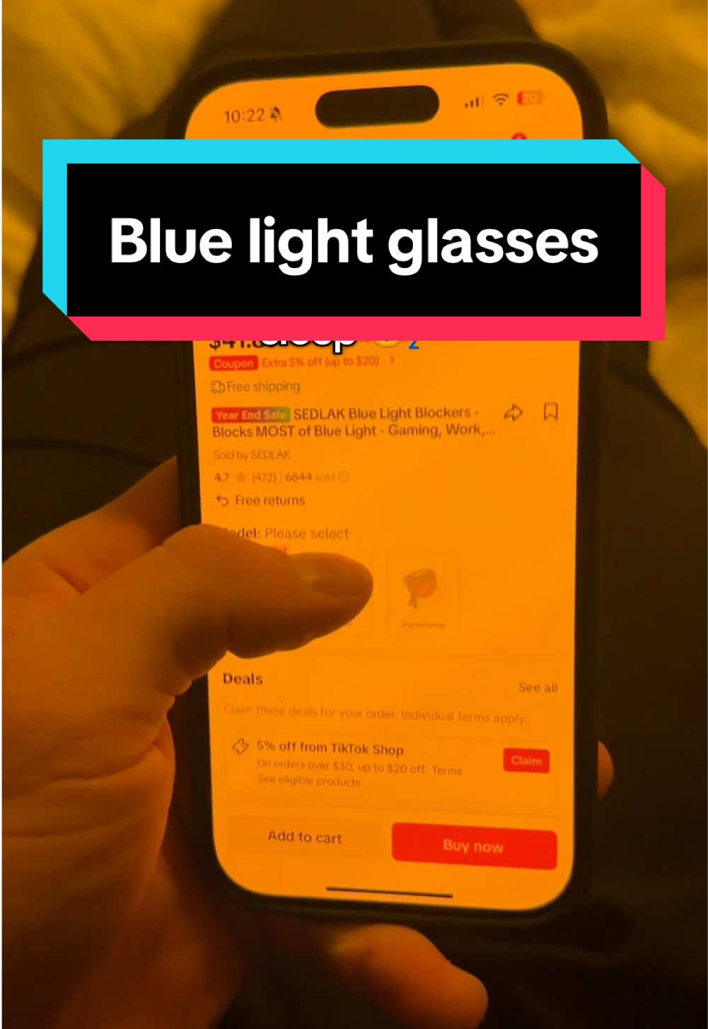 Your eyes will thank you 🤩 #bluelightglases #bluelightblockingglasess #tiktokmademebuyit #sleep #fyp #viral 