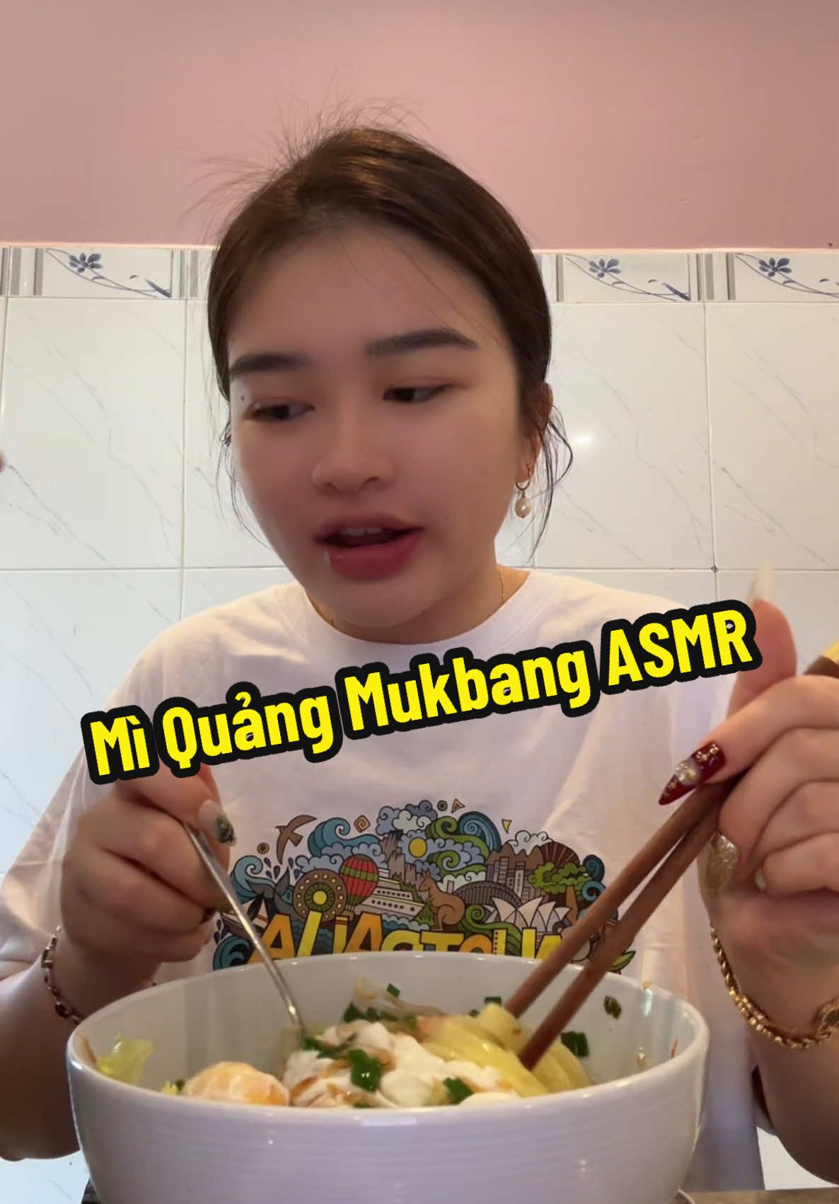 Mì Quảng Mukbang ASMR while my Viet grandpa tells stories #homecook #cookingathometiktoktv #cookwithme #asmr #asmrvideo #asmrsounds #eating #vietnamesefood #miquang #hoian #hue #danang #mukbangeatingshow #mukbangasmr #viet #vietnamese #asian #asiantiktok #fypシ #fyppppppppppppppppppppppp #internationalstudent #studyabroad #nyclife #nyctiktok #nycblogger #trending #xuhuong #xuhuongtiktok #duhoc #duhocsinhmy #duhocmy #duhocsinh #makeup #skincare #fashion #OOTD #contentcreator #funny #meme #relatable #douyin #giaitritonghop #giaitritiktok #lamdep #chamsocda #makeuptutorial #review #vietnamesegirl #saigonese #asianfood #EasyRecipe 