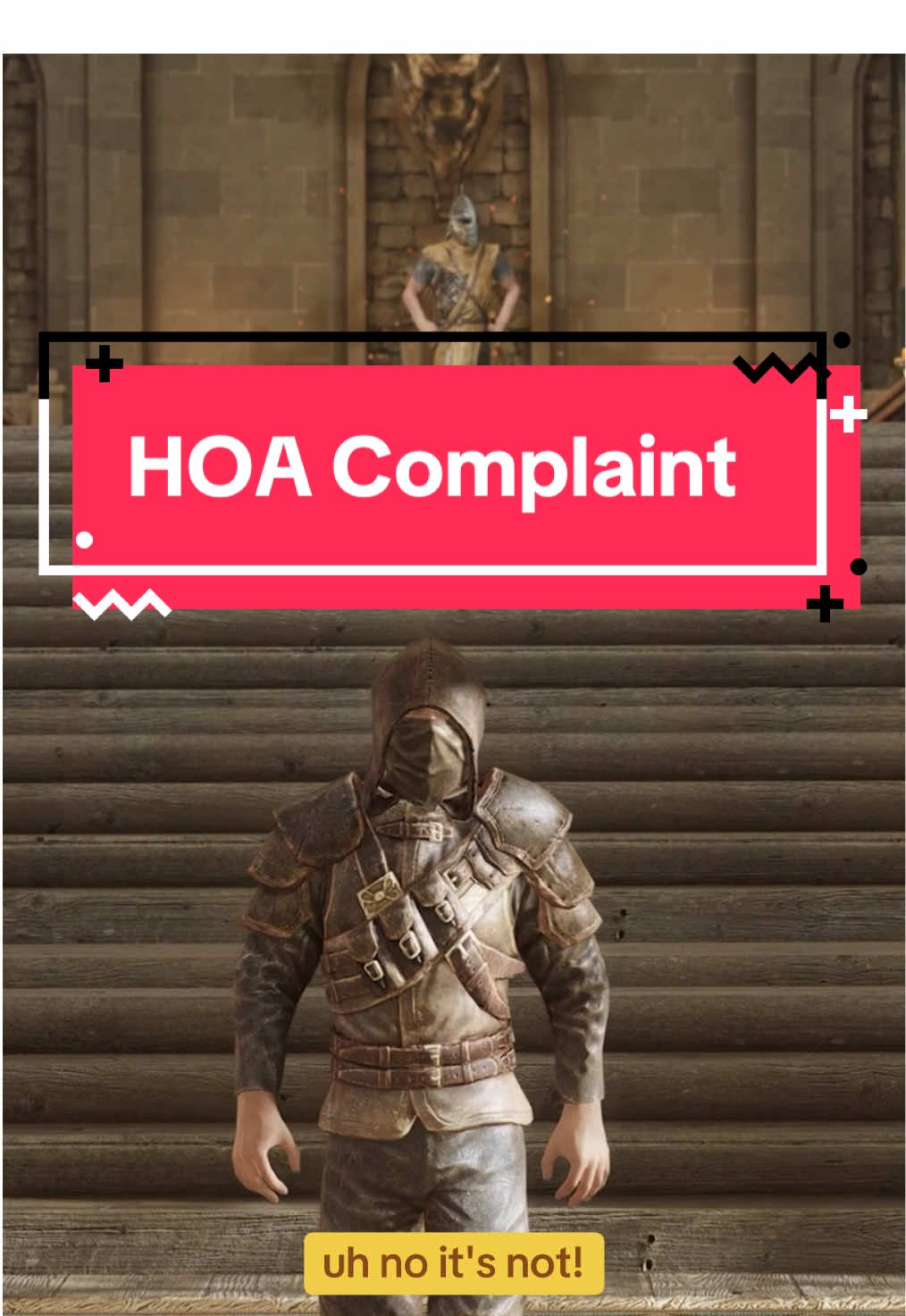 An HOA complaint is filed in Whiterun. #Skyrim #Gaming #SkyrimTikTok #Bethesda