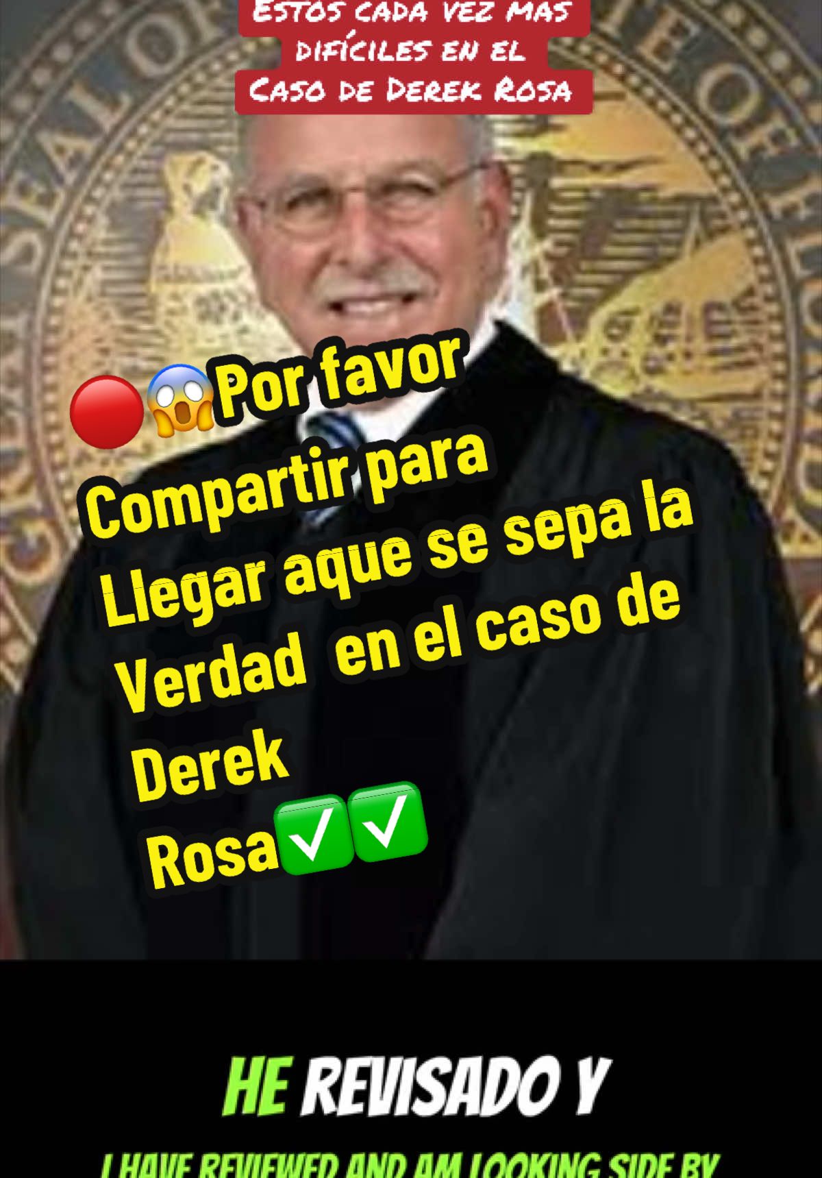 😱🔴Cada vez más difícil en el caso de Derek Rosa#compartan#porfavor#🙏🙏#ayudar#a#salir#derek#rosa#eles#inocente#florida#newyork#elmundoentero🌍#✅ 