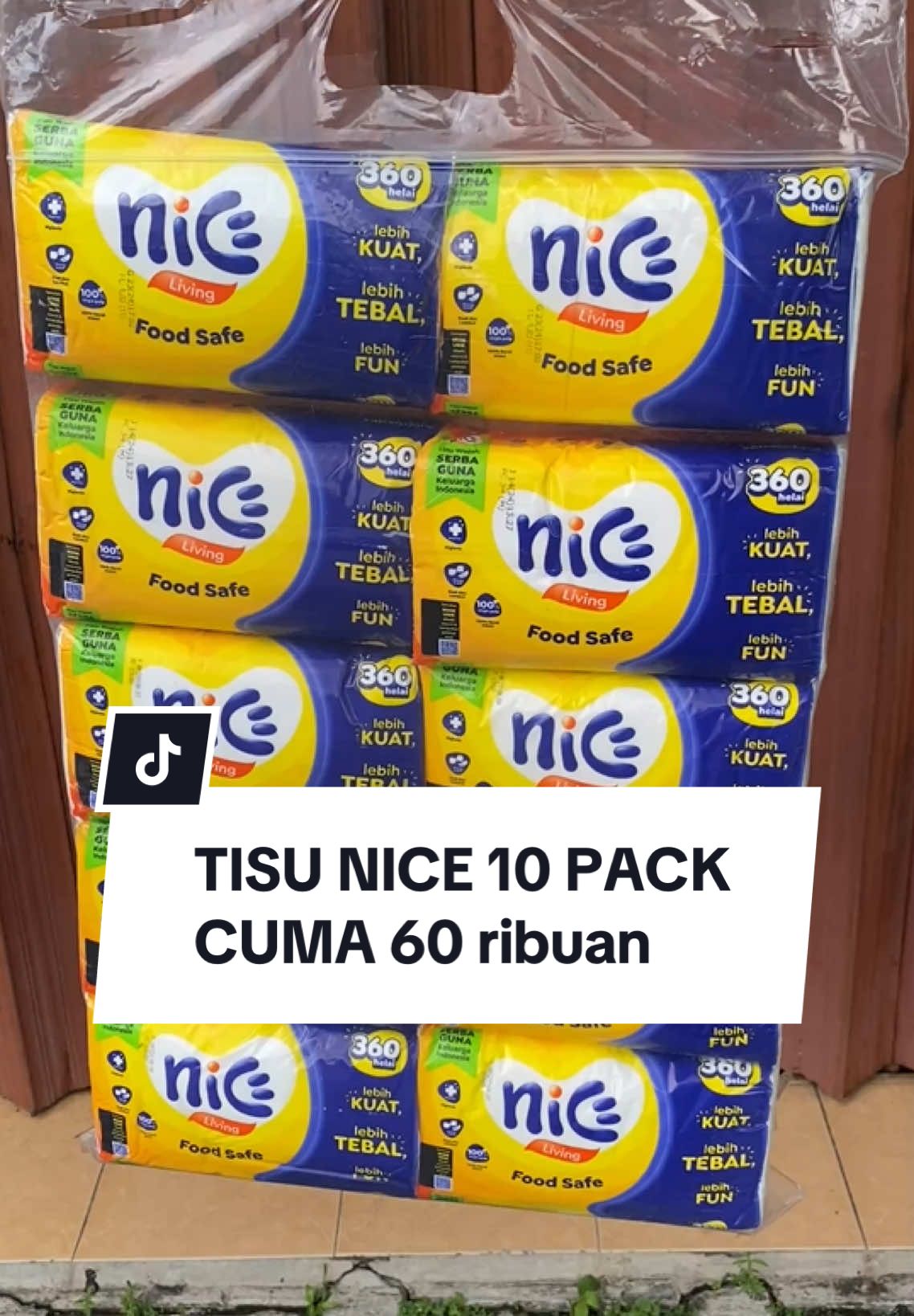 Tisu murah 10 pack, tisu nice promo harga grosir  #tisu #tisumurah #tisuviraltiktok #nice #tisunice #fyp #cuantanpabatas #wibgajian #yearendsale 