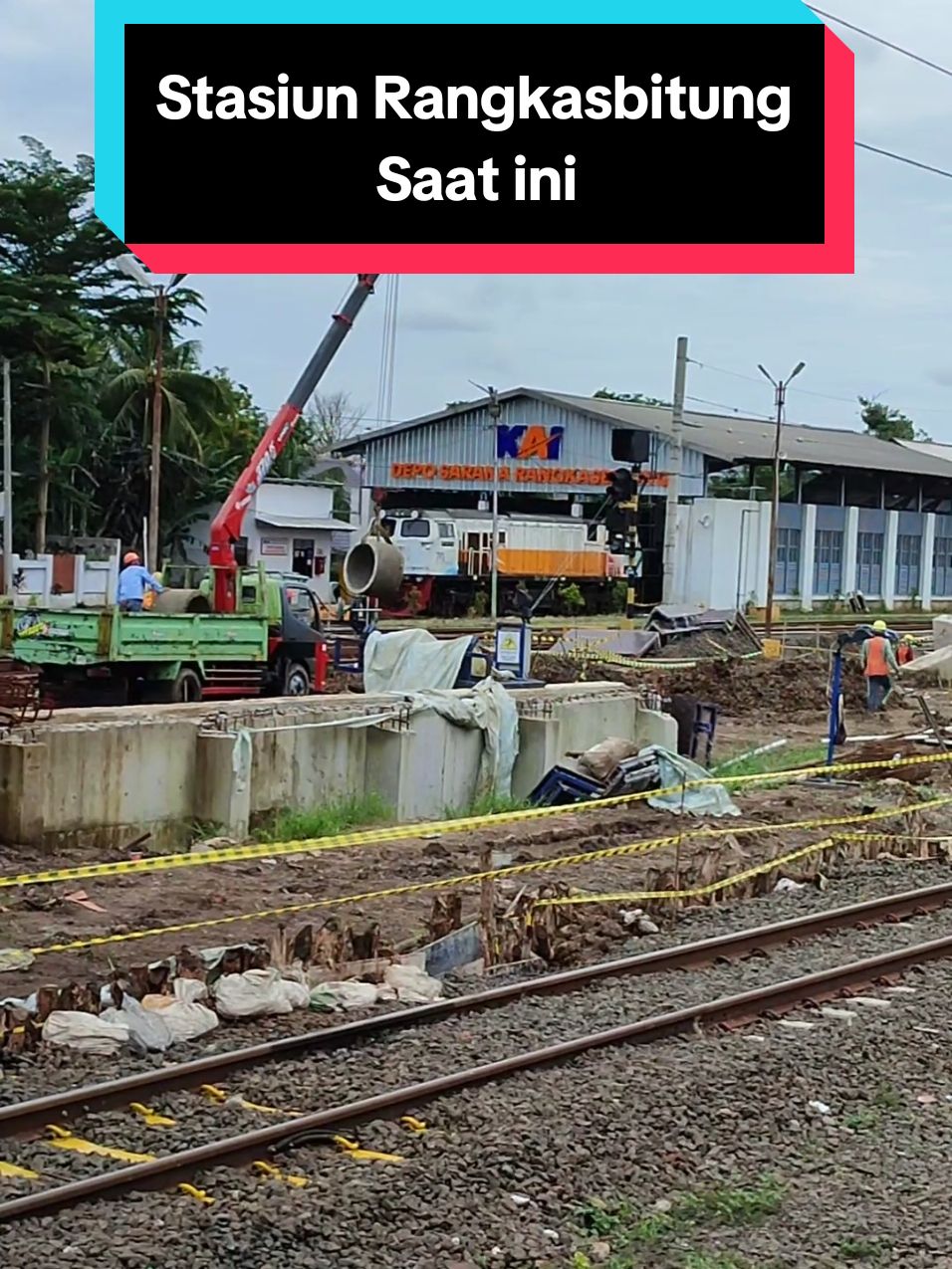 Peningkatan Stasiun Rangkasbitung #fypage #kai79 #kereta #fypシ゚viral #kai #stasiunrangkasbitung #padahariini 