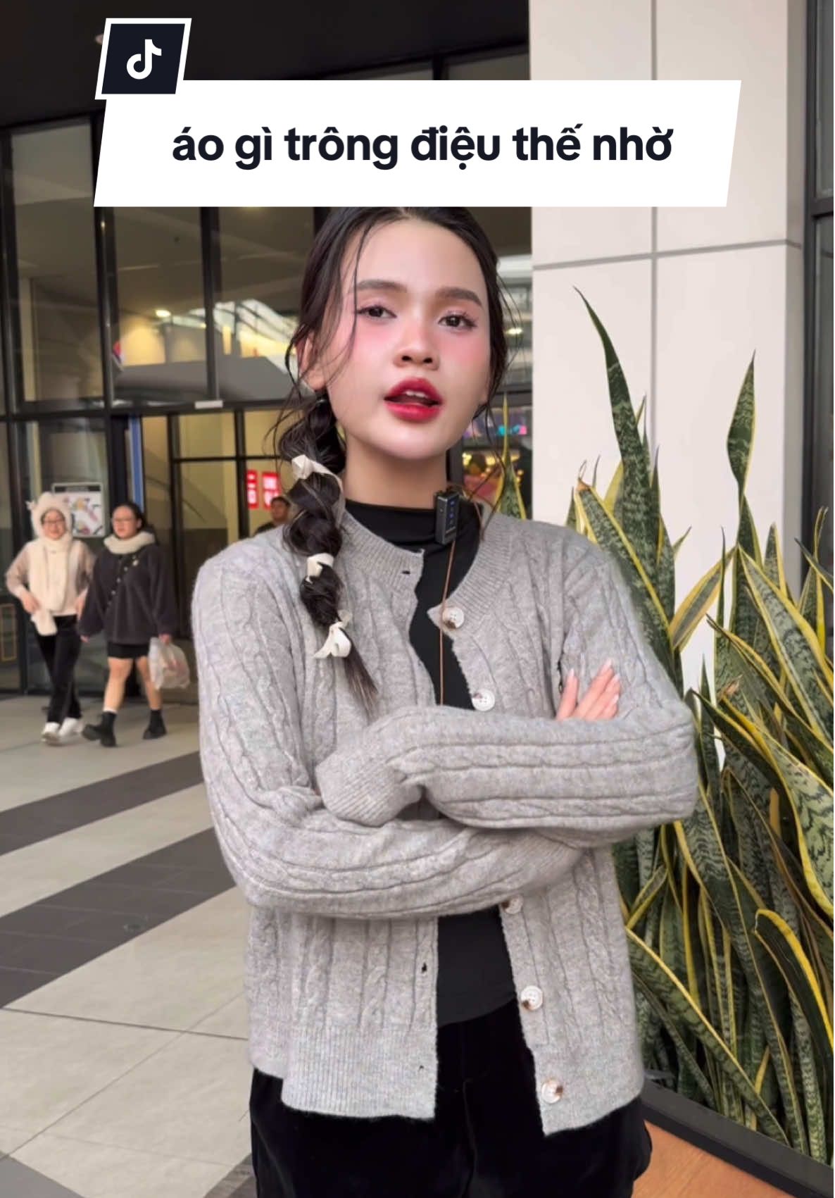 áo khoác len logo ngựa thêu basic phong cách tiểu thư #aolen #aolennu #aocardigan #aocardigannu #aokhoaclen 