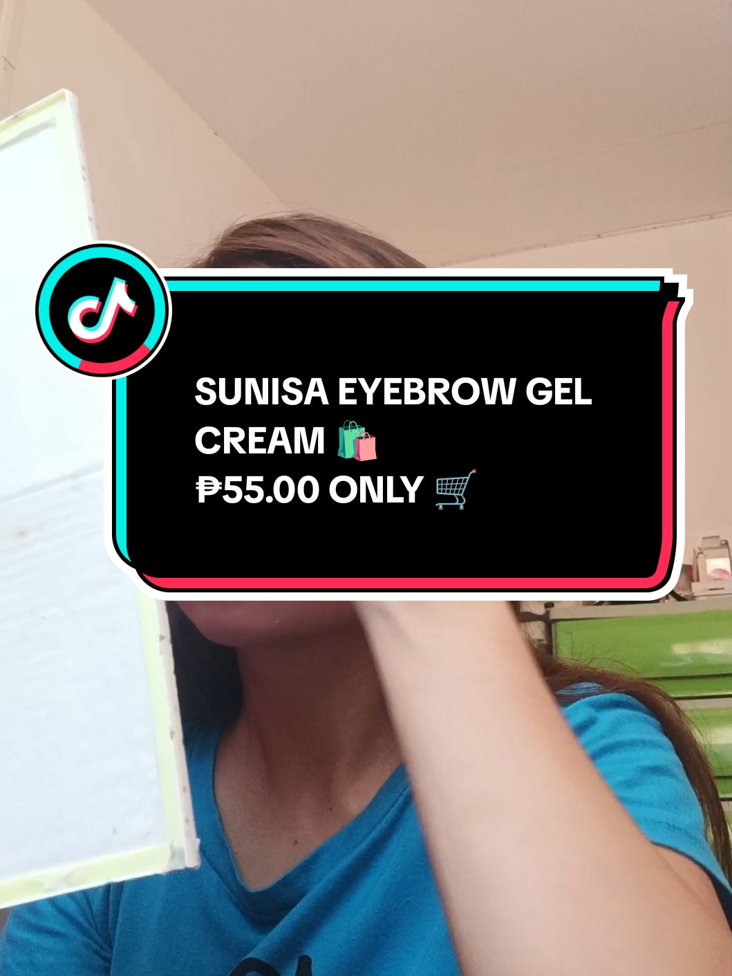 SUNISA EYEBROW GEL CREAM 🛍️  WATERPROOF ✅  CLICK THE YELLOW BASKET 🧺  #sunisa #eyebrowgelcream #cosmetics 