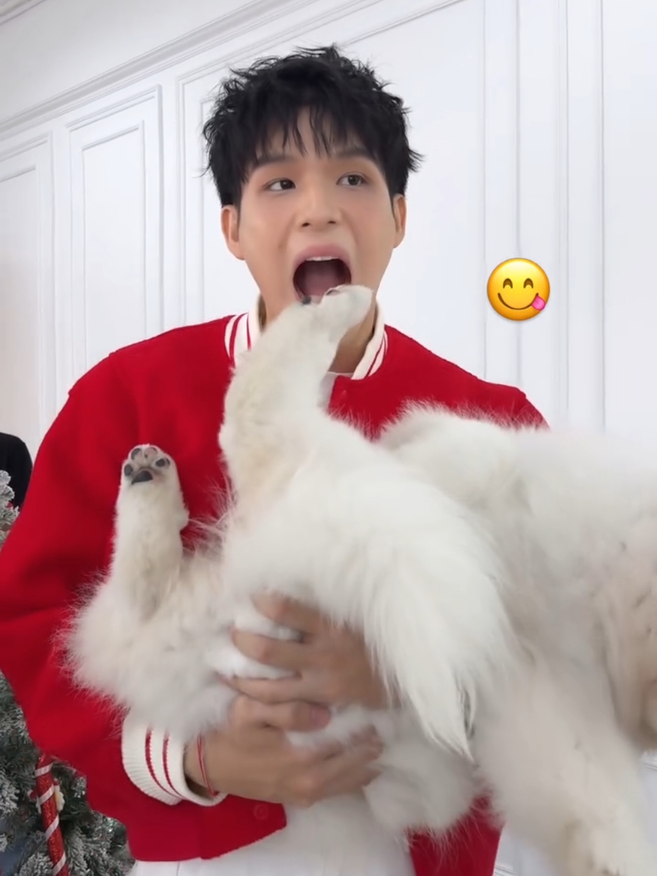 พิสกายจะหม่ำเท้าน้องไม่ได้คับ 🤣 #skywongravee #สกายวงศ์รวี  #RoyalCaninTHxSkyNani