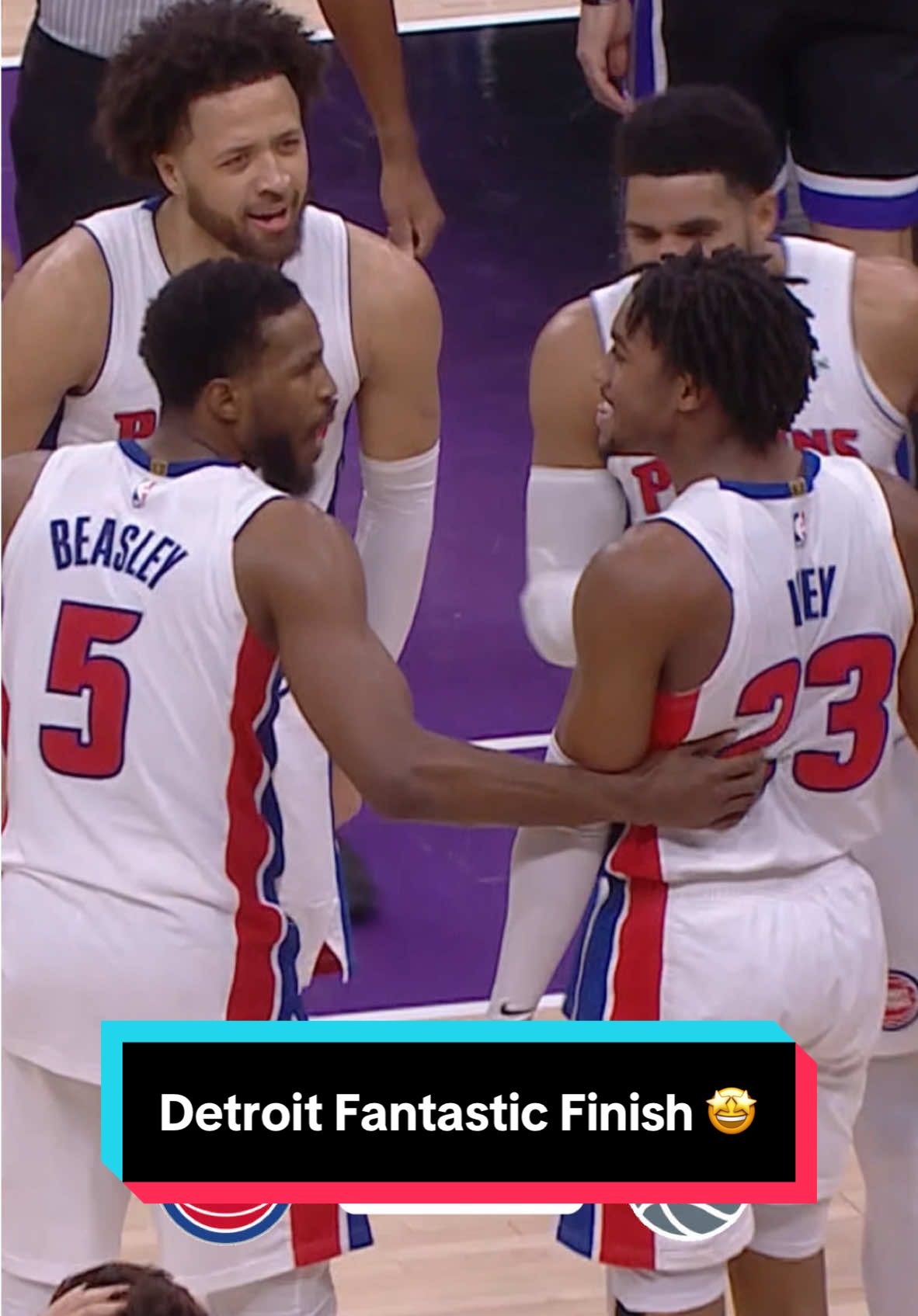 What a FANTASTIC FINISH at the last moments for the @Detroit Pistons 🤩 #NBA #NBAHighlights #basketball #win 