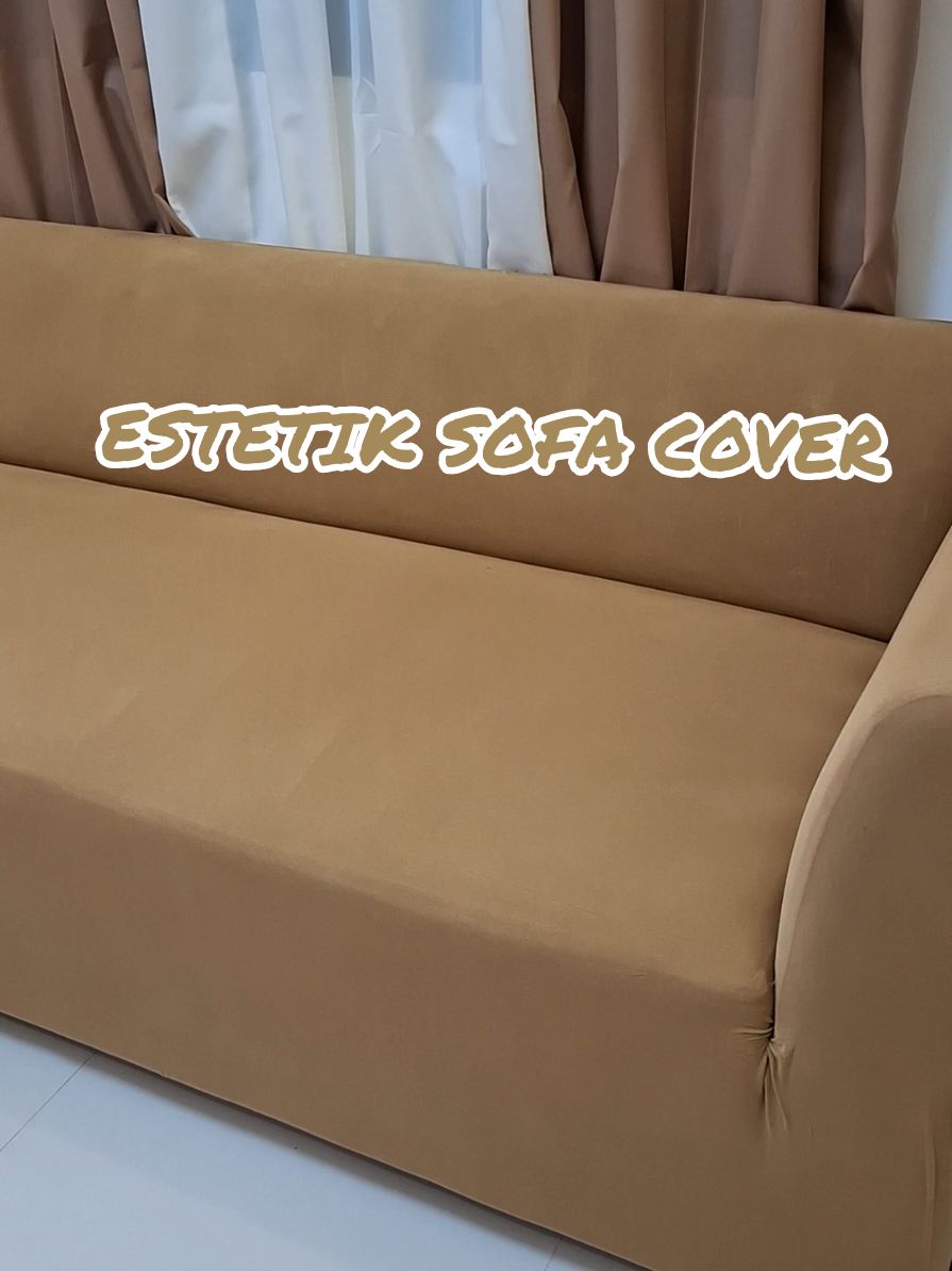 plain sofa cover na strechable at lakas maka estetik.#sofa #sofacover #sulitfinds 