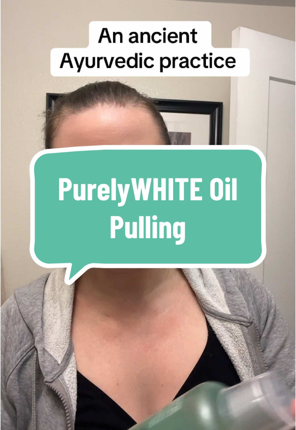 Definitely something to get used to but excited to see the changes! Disclaimer: personal results may vary and do your research before buying. #oilpulling #oralhygiene #teeth #oral #gums 