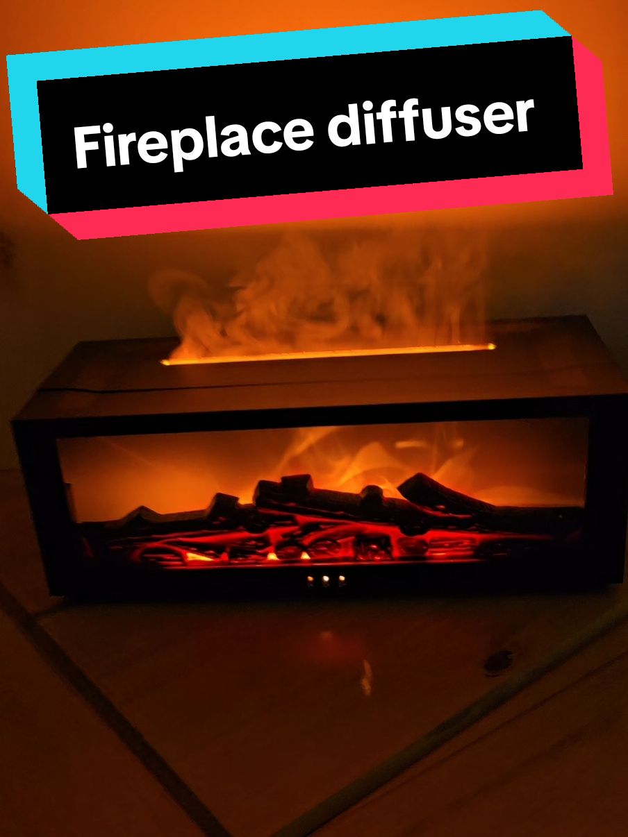 Fireplace diffuser on tiktokshop 🎉🌟 #diffuser #essentialoils #cosyhome #homeandliving #tiktokmademebuyit #homedecor #dealdrops 